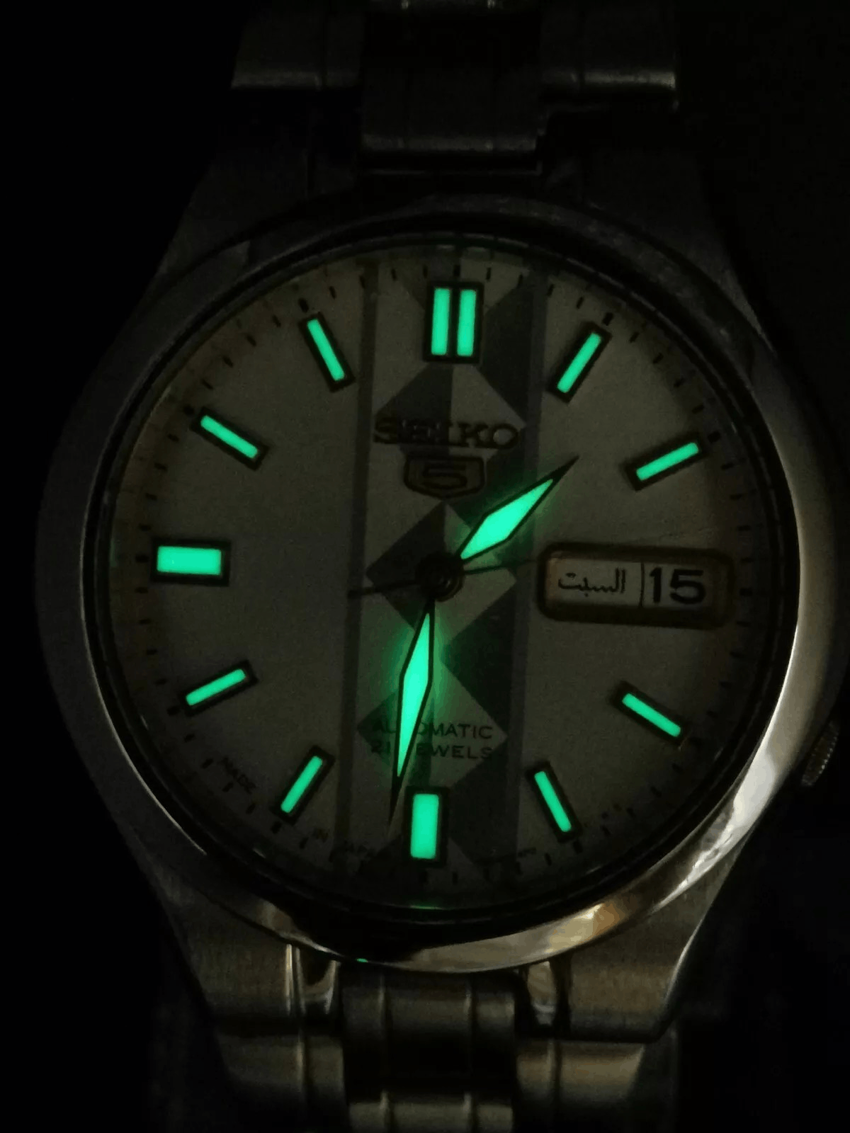 Seiko Seiko5 Automatic Day/Date Men's wrist watch Japan Size 36 - 3 Thumbnail