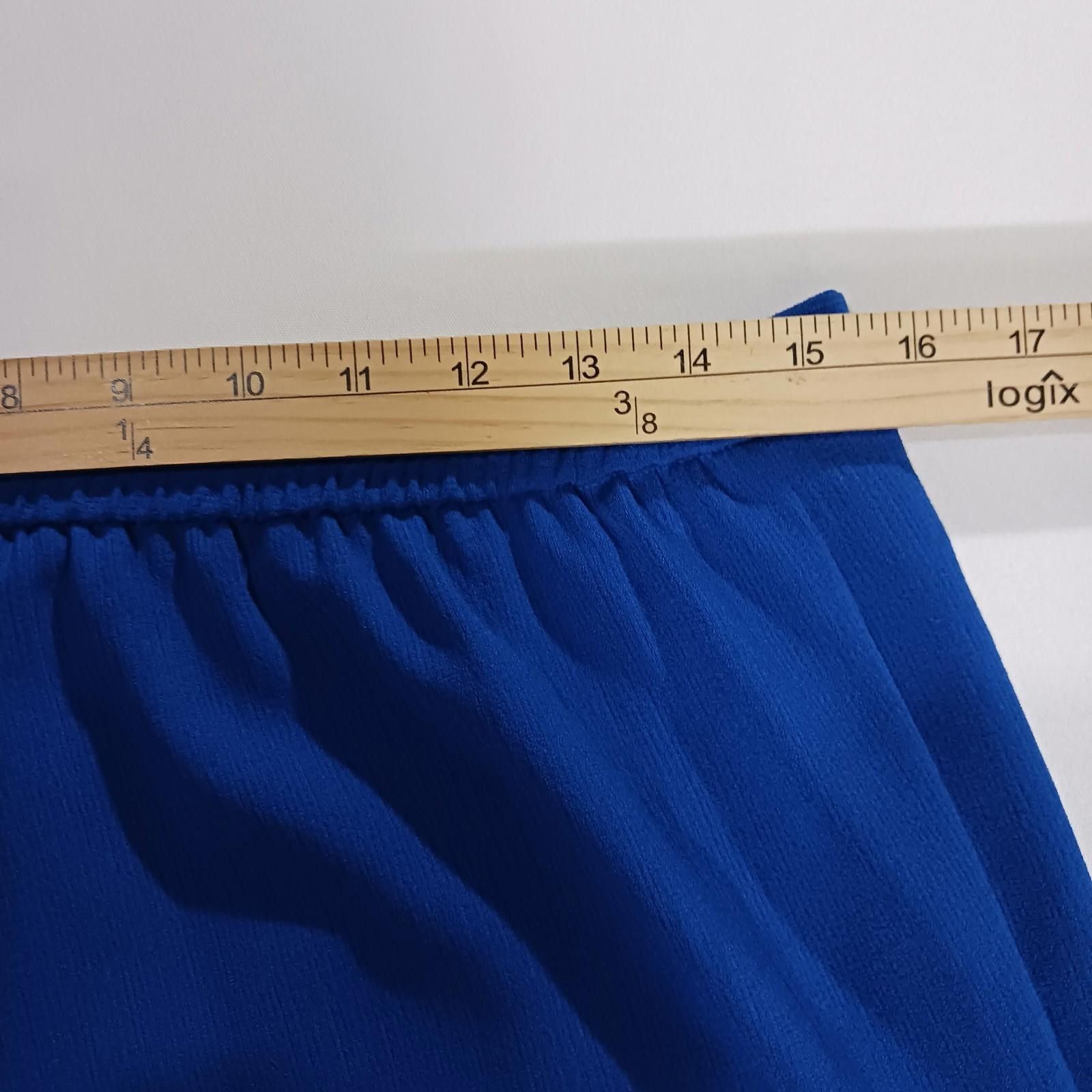 Other Sag Harbor RN#52438 Women's Blue High-Rise Pants Size 14P Size 36" / US 14 / IT 50 - 6 Thumbnail