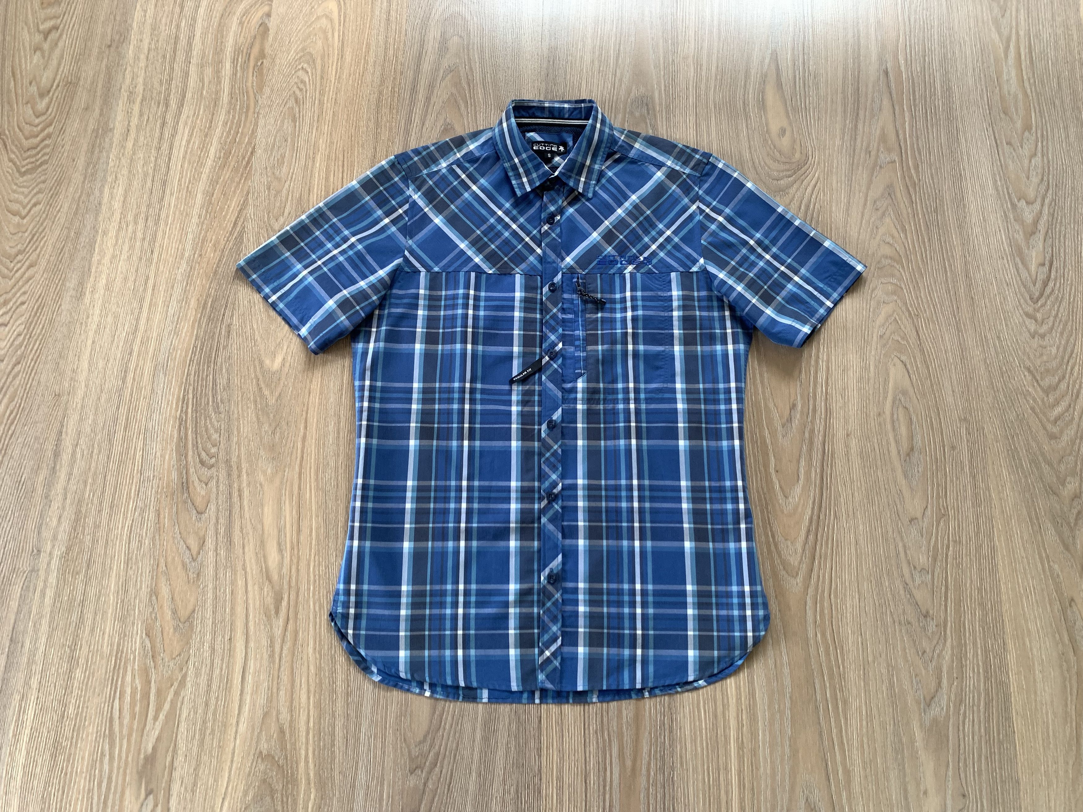 Other Cutting Edge Mens Pocket Plaid Trekking Button Up Shirt Size US S / EU 44-46 / 1 - 1 Thumbnail