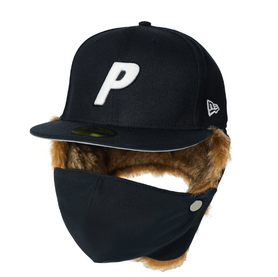 New Era × Palace Palace New Era Mask Dogear 59Fifty Navy 7 7/8 Fur Size ONE SIZE - 1 Thumbnail