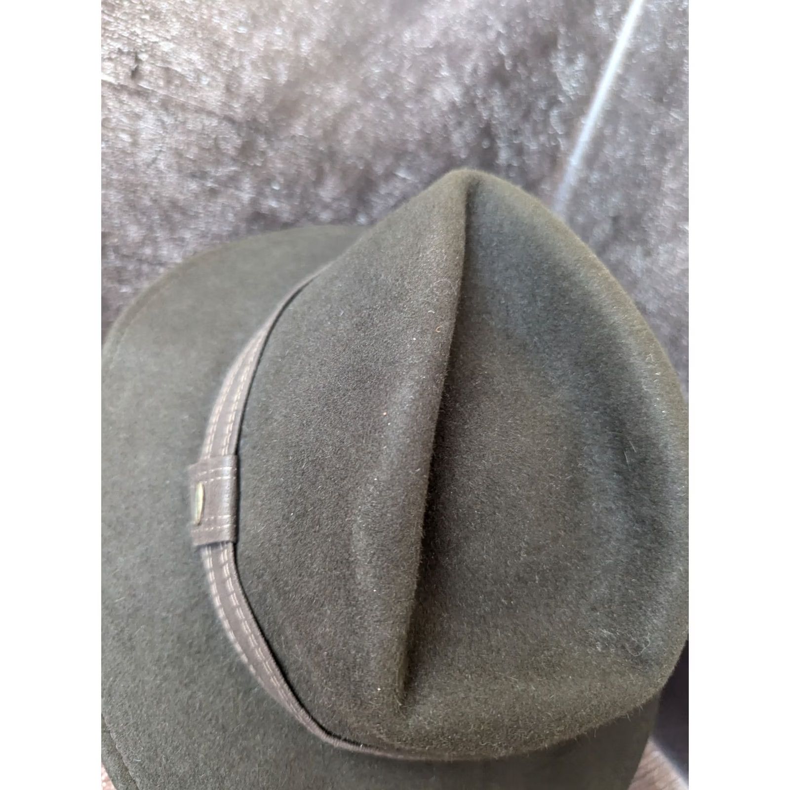 Vintage Vintage Wegener Fedora mens hat green 55cm Size ONE SIZE - 5 Thumbnail