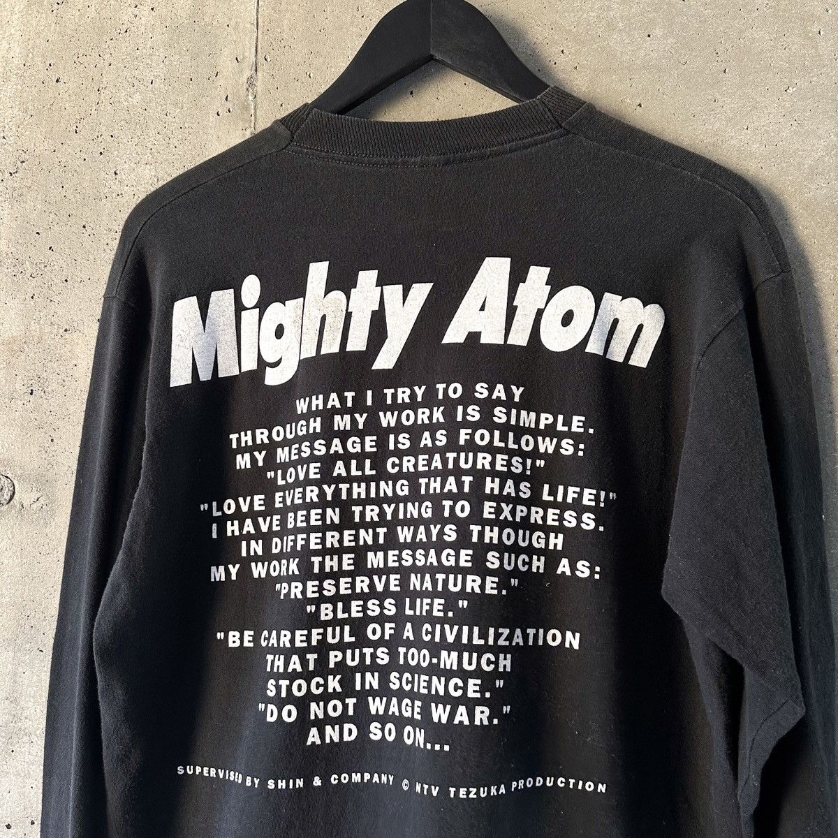 Vintage 90’s ASTRO BOY “Mighty Atom” Long-sleeve Shirt Size US L / EU 52-54 / 3 - 3 Thumbnail