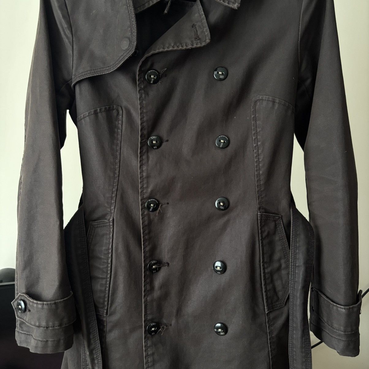 G-Star Vintage Y2K G-Star Raw SOLID TRENCH WMN Jacket Grunge Size M / US 6-8 / IT 42-44 - 3 Thumbnail