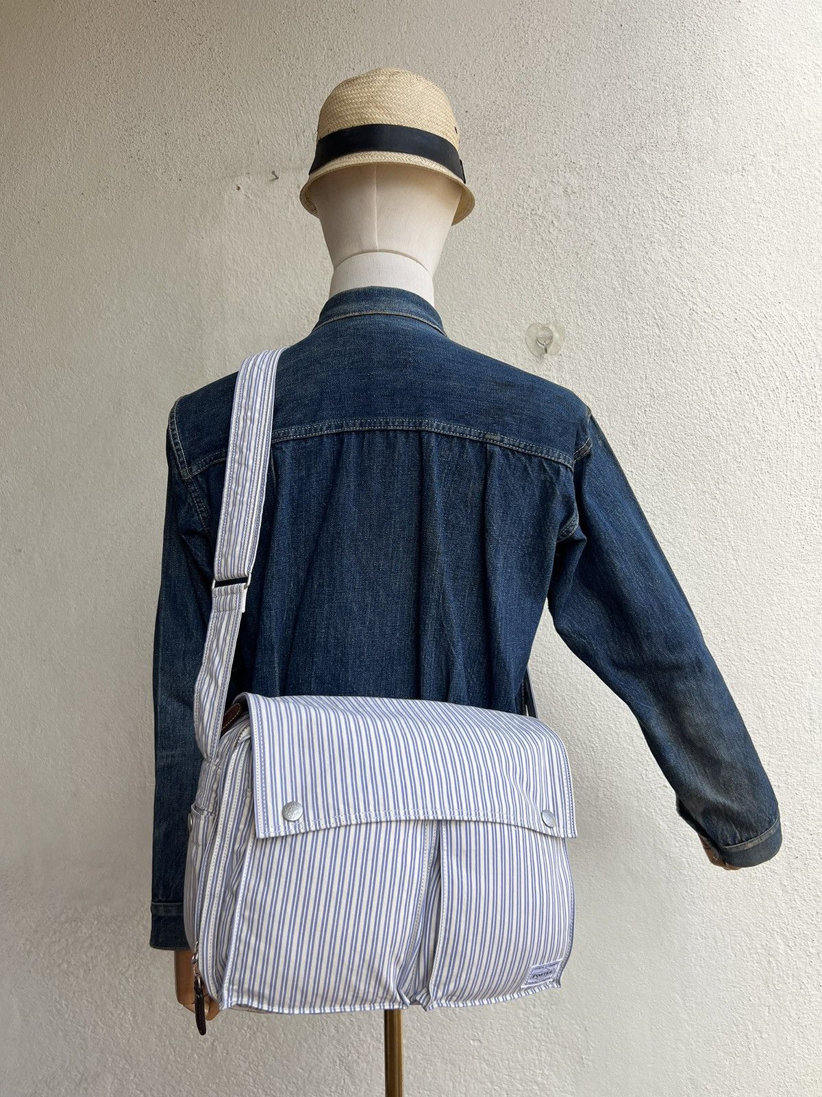 Porter Porter Yoshida The 70th Anniversary Striped Messager Bag Size ONE SIZE - 3 Thumbnail