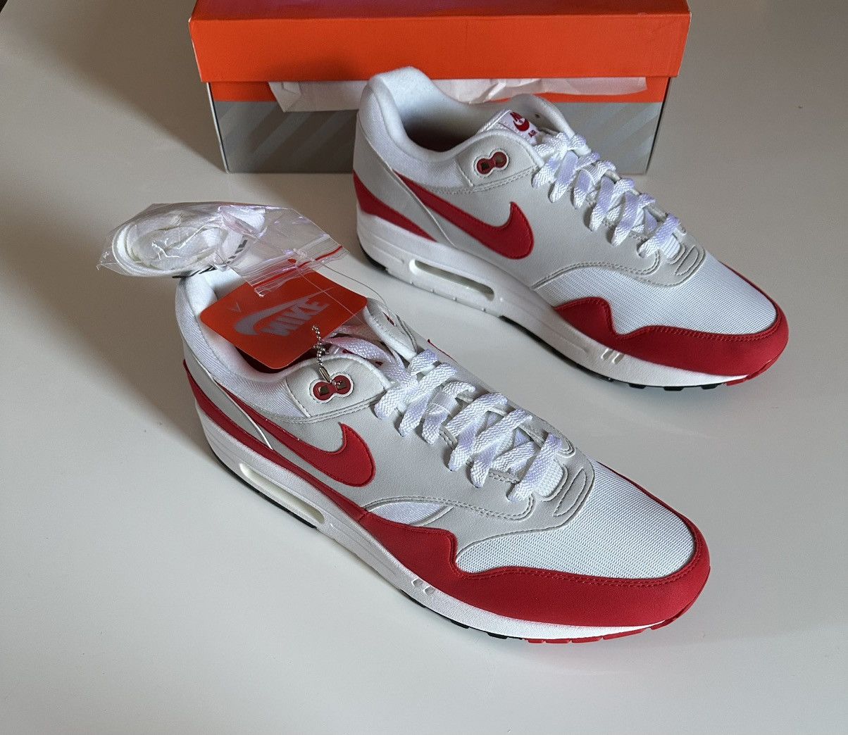 Nike Nike Air Max 1 Anniversary Red Size US 14 / EU 47 - 4 Thumbnail