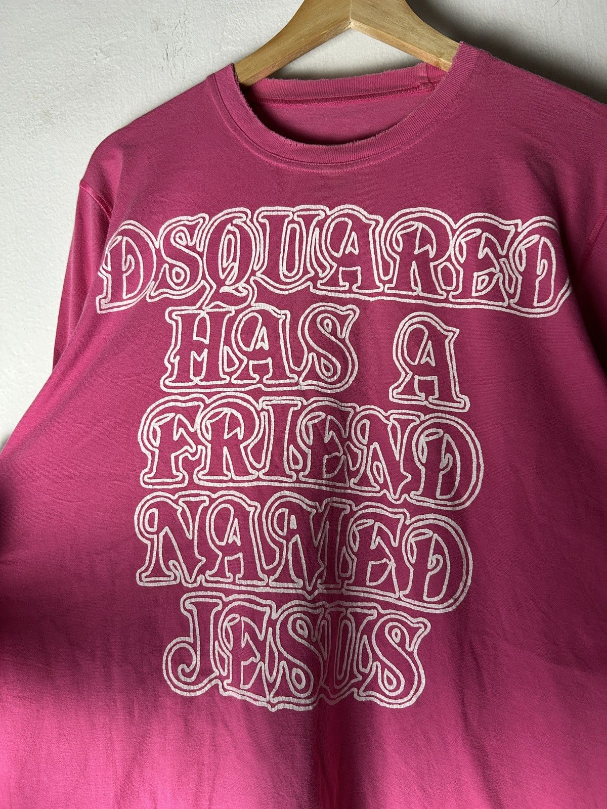 Dsquared2 Designer Dsquared jesus Wording Longsleeve Tee Size US L / EU 52-54 / 3 - 2 Thumbnail
