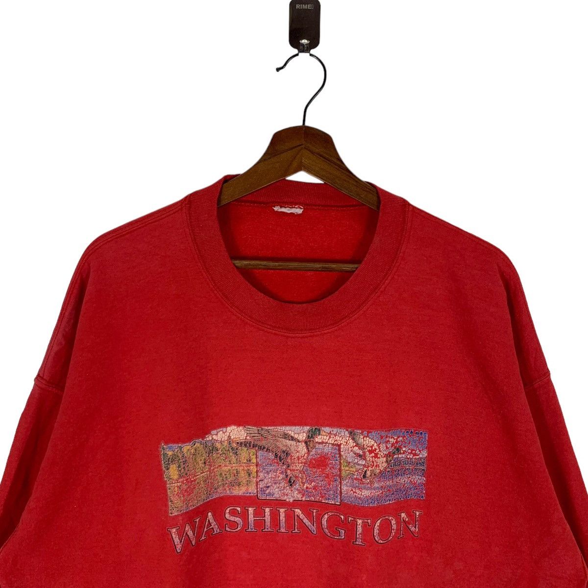 Vintage VINTAGE 90s WASHINGTON DUCK HUNTING PHOTO PRINT CREWNECK Size US L / EU 52-54 / 3 - 3 Thumbnail