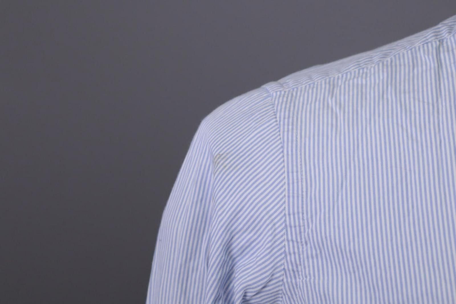Drake's Drakes Easyday Blue Pinstripe Shirt Size 40 / 15 3/4 Size US M / EU 48-50 / 2 - 5 Thumbnail