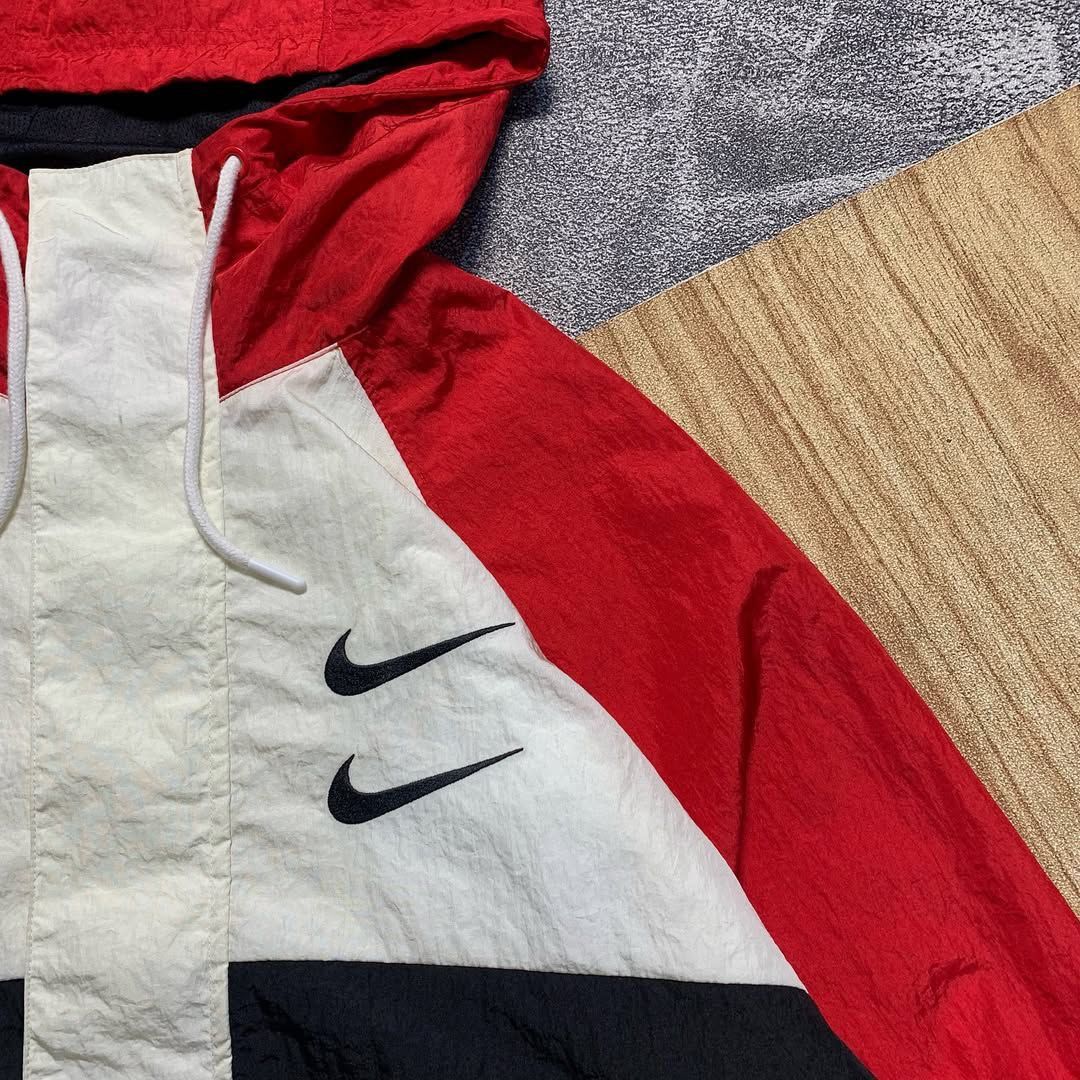 Nike Special Rare Jacket NIKE NSW Swoosh HD White/Black/Red Size US XL / EU 56 / 4 - 4 Thumbnail