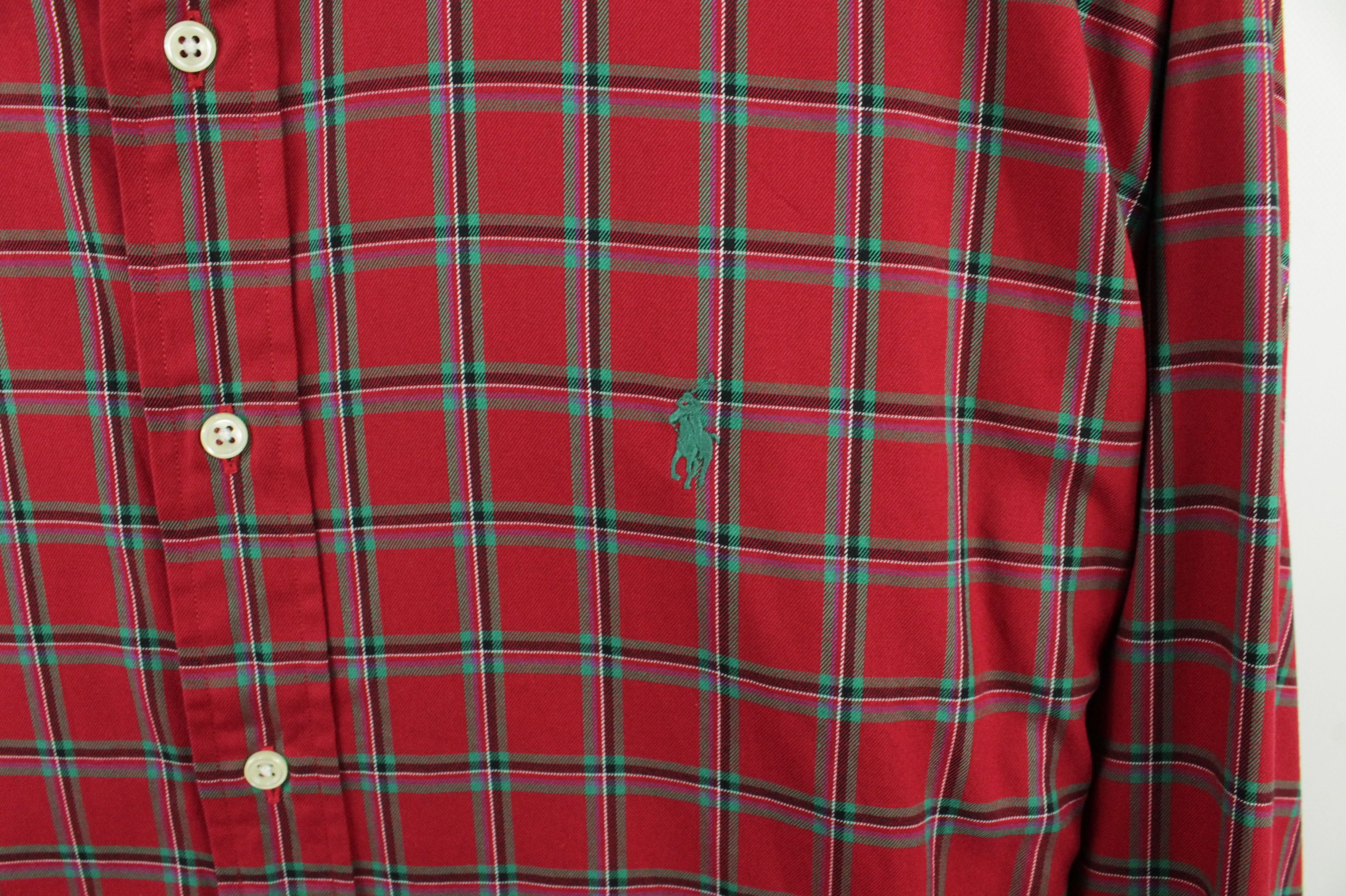 Polo Ralph Lauren Vintage Polo Ralph Lauren Blake Two Ply Cotton Casual Shirt Size US XL / EU 56 / 4 - 4 Thumbnail