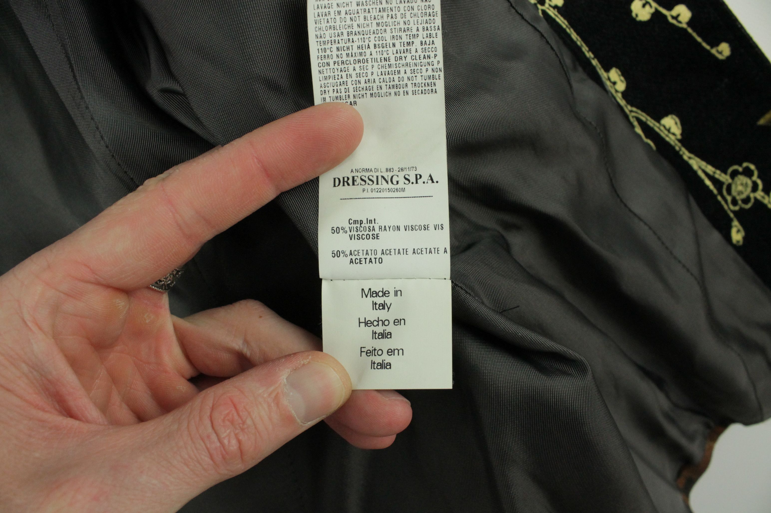 Roberto Cavalli Y2k Roberto Cavalli Class Floral Pattern Blazer Jacket Size L / US 10 / IT 46 - 11 Thumbnail