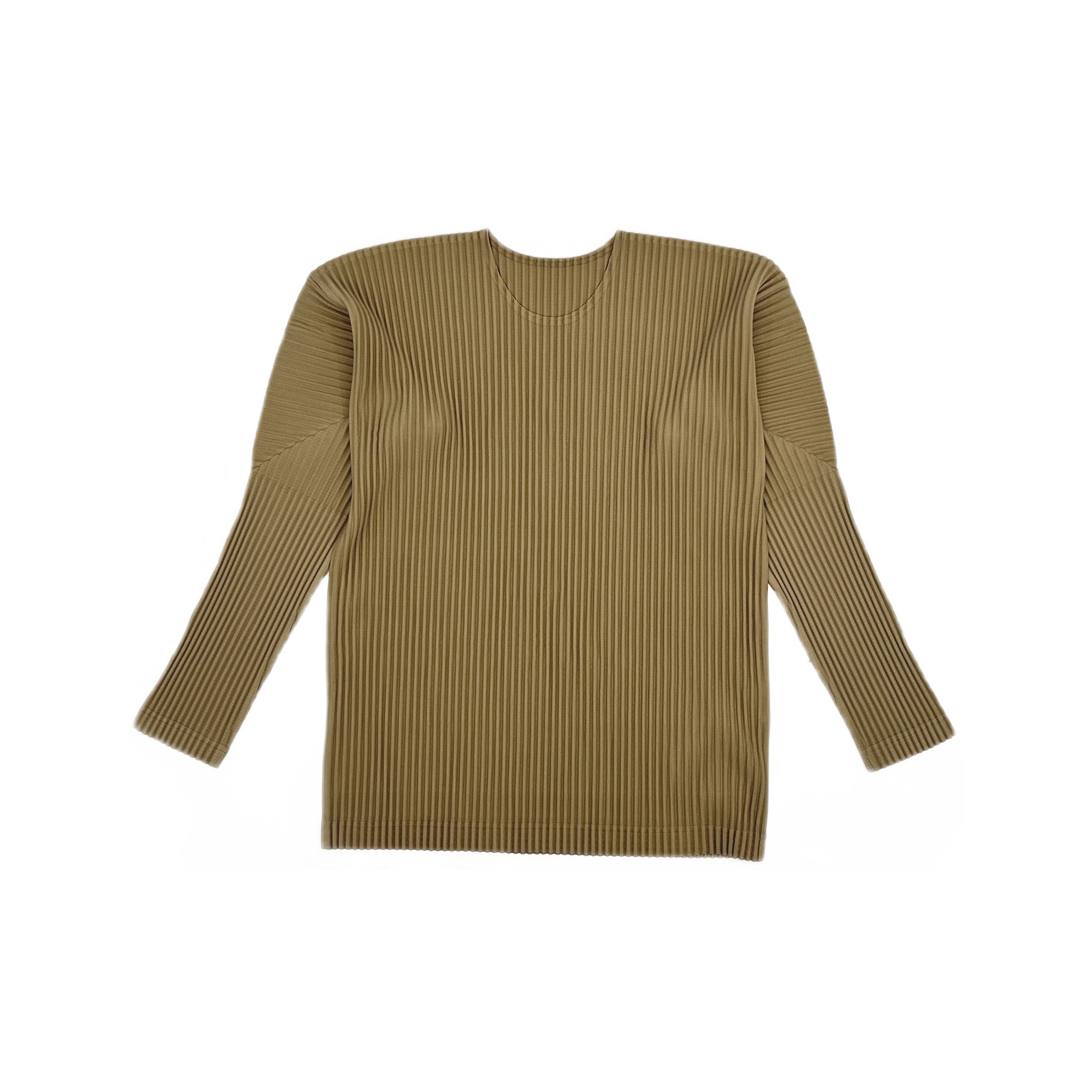 Issey Miyake Homme Plissé Issey Miyake Pleated Long Sleeve T-Shirt XL Size US XL / EU 56 / 4 - 1 Thumbnail