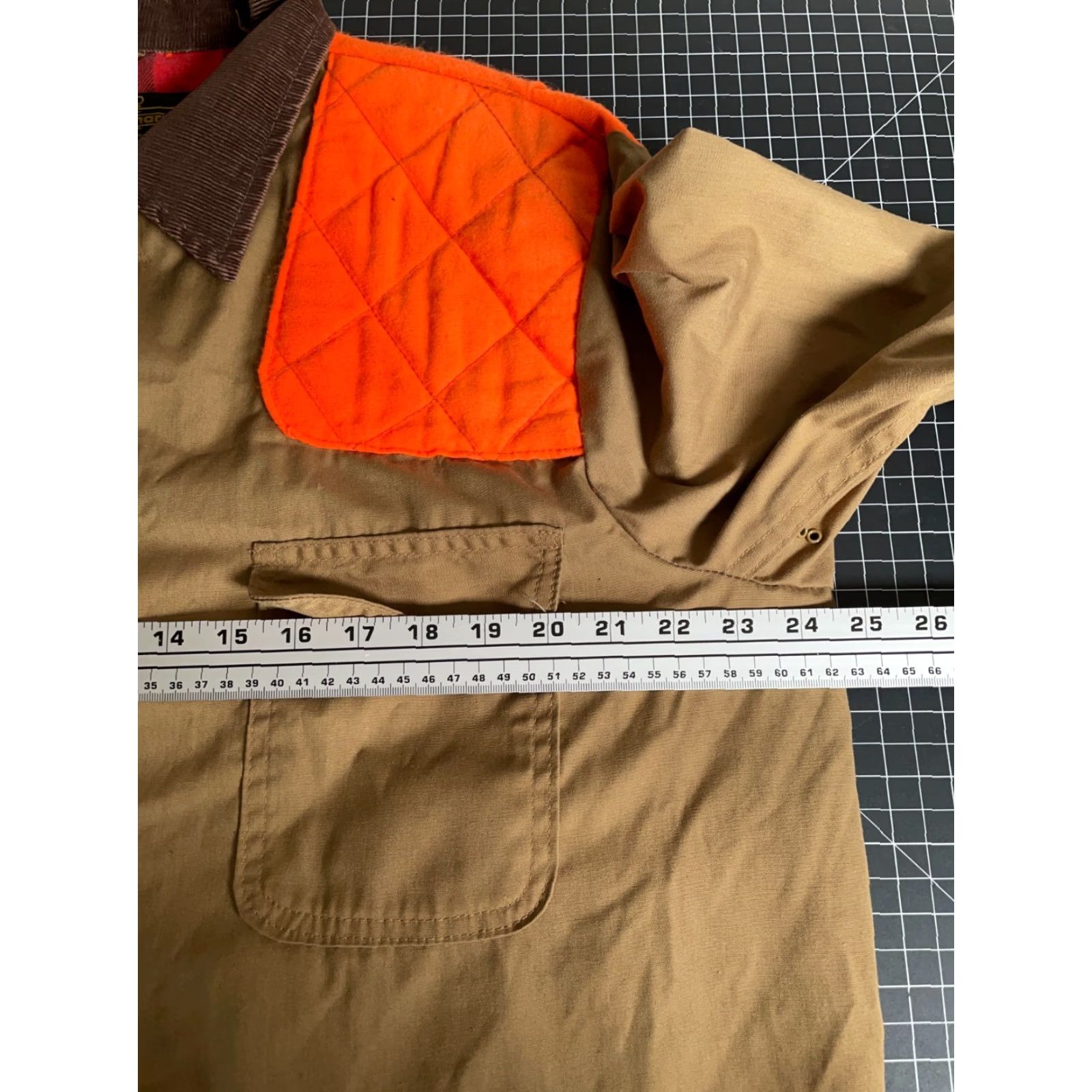 Vintage Vintage Yes K-mart 80s Hunting Shirt Jacket Men’s Large Brown Blaze Orange Corduroy Collar Size US M / EU 48-50 / 2 - 5 Thumbnail