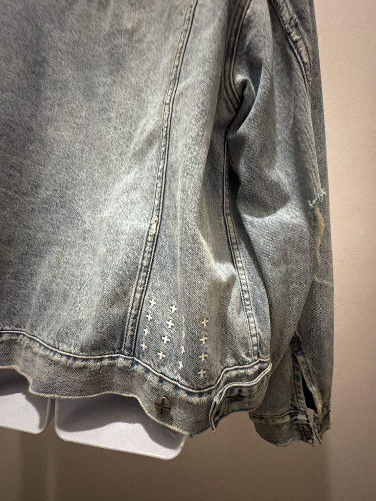 Ksubi Ksubi OhGEE Distressed Denim Jacket Size US L / EU 52-54 / 3 - 5 Thumbnail