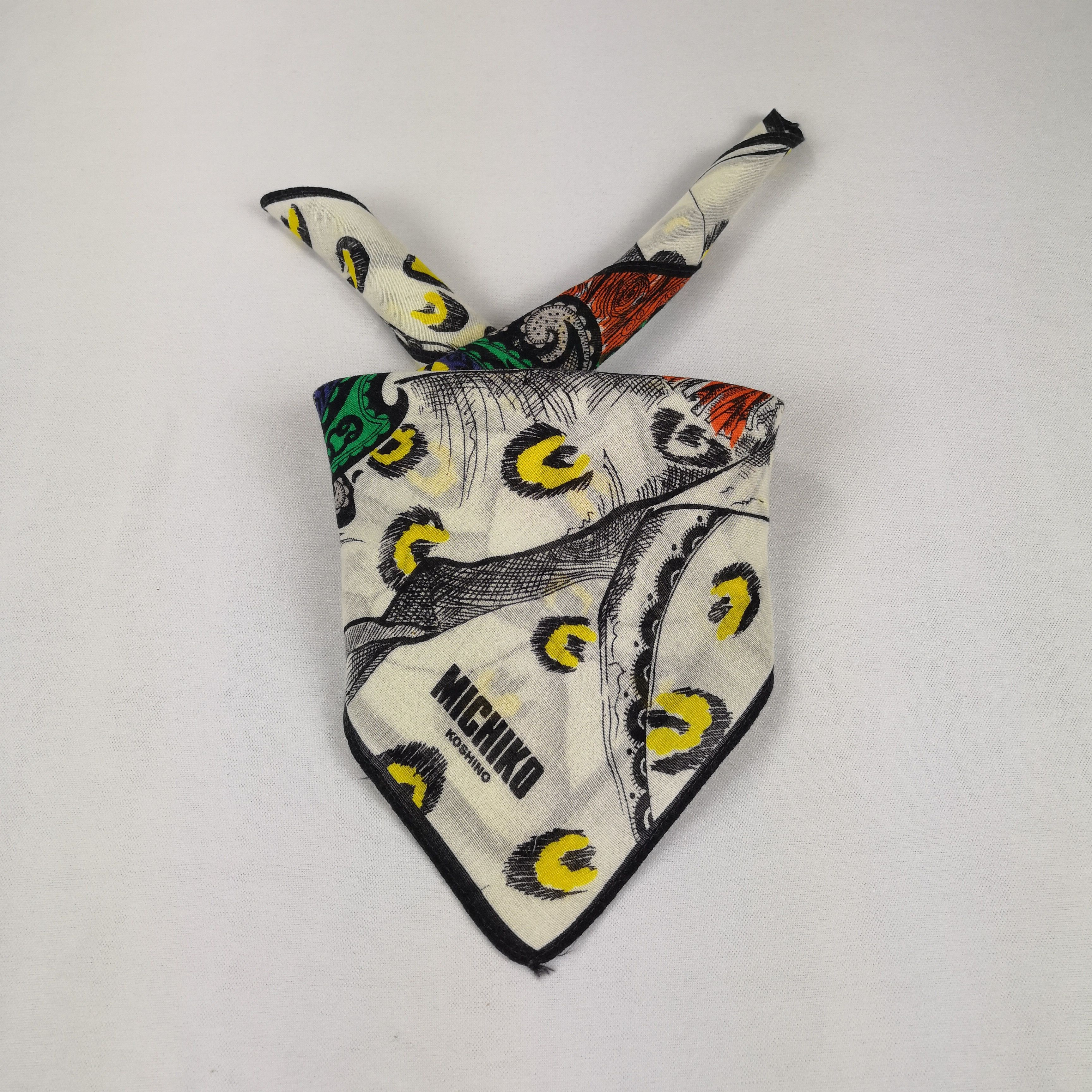 Michiko Koshino London Vintage Michiko London Bandana Handkerchief Neckerchief Size ONE SIZE - 4 Thumbnail
