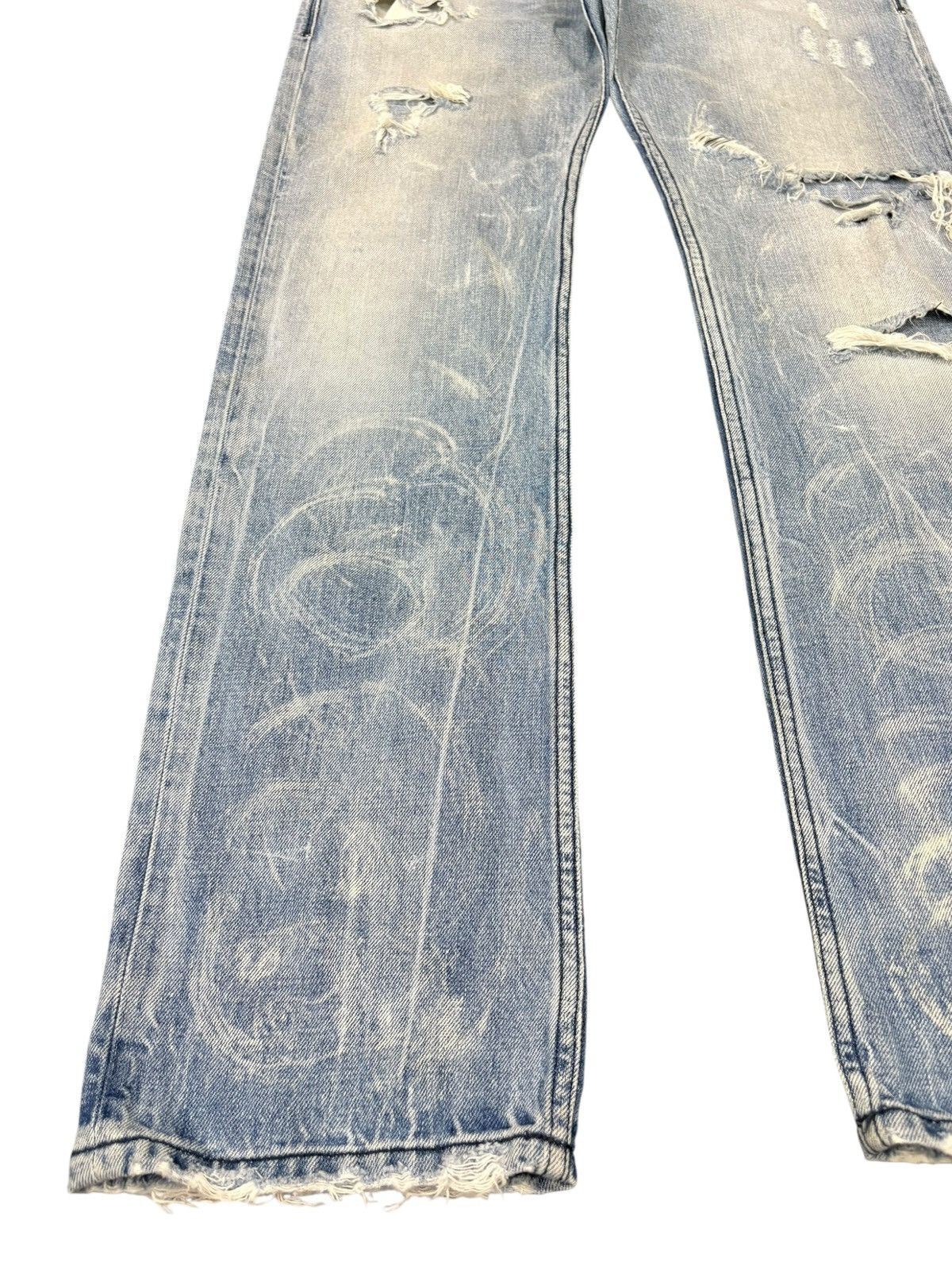 Other Vintage Italy Diesel Safado Faded Wash Distress Loose Jeans Size US 34 / EU 50 - 5 Thumbnail