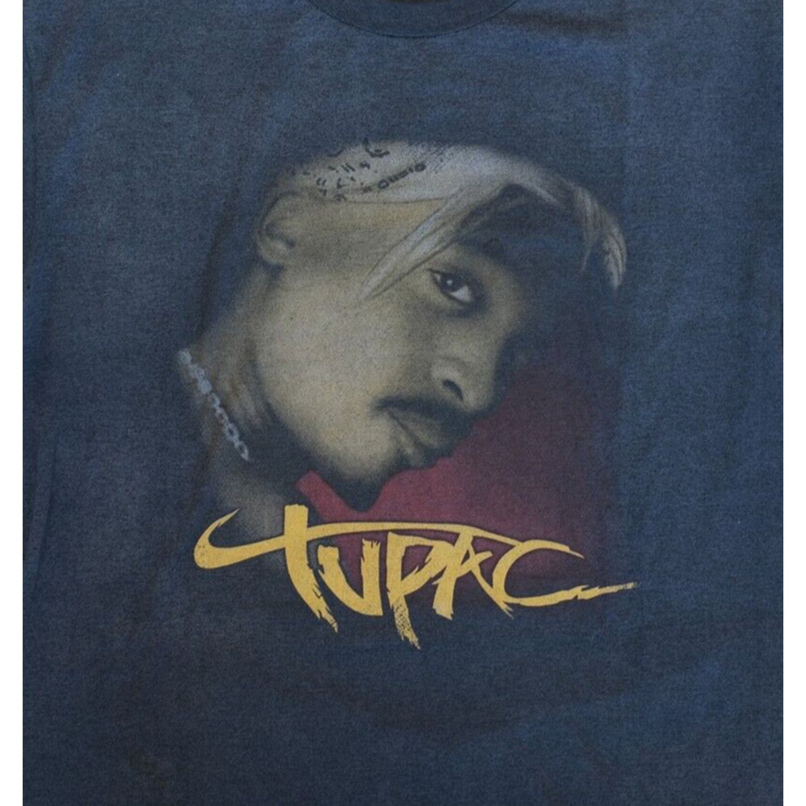Other Vintage 1990s Vision Rock Wear Tupac Graphic Tee Large Size US L / EU 52-54 / 3 - 2 Thumbnail