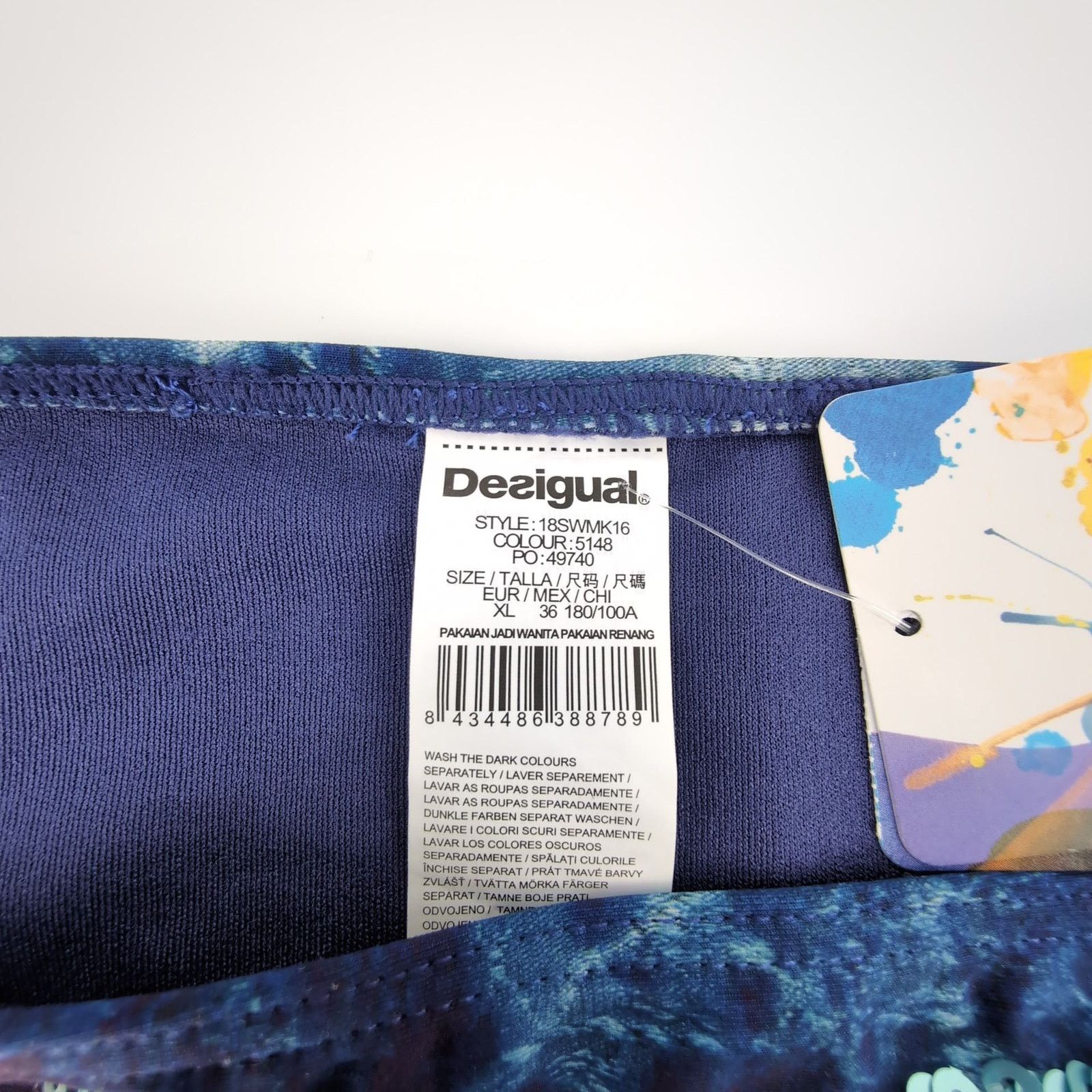 Desigual NWT Desigual Eloise Sequin Side Tie Bikini Bottoms - Size L Size ONE SIZE - 6 Thumbnail