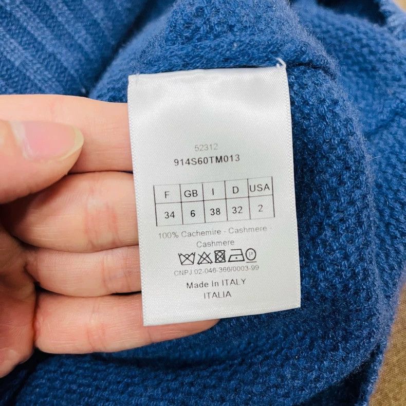 Dior Dior Blue back digital logo sweater Size XXS / US 00 / IT 34 - 6 Thumbnail