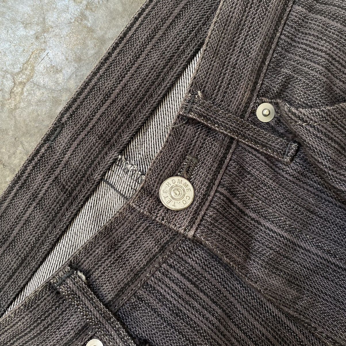 Issey Miyake TETE HOMME ISSEY MIYAKE STRIPED JEANS Size US 32 / EU 48 - 3 Thumbnail