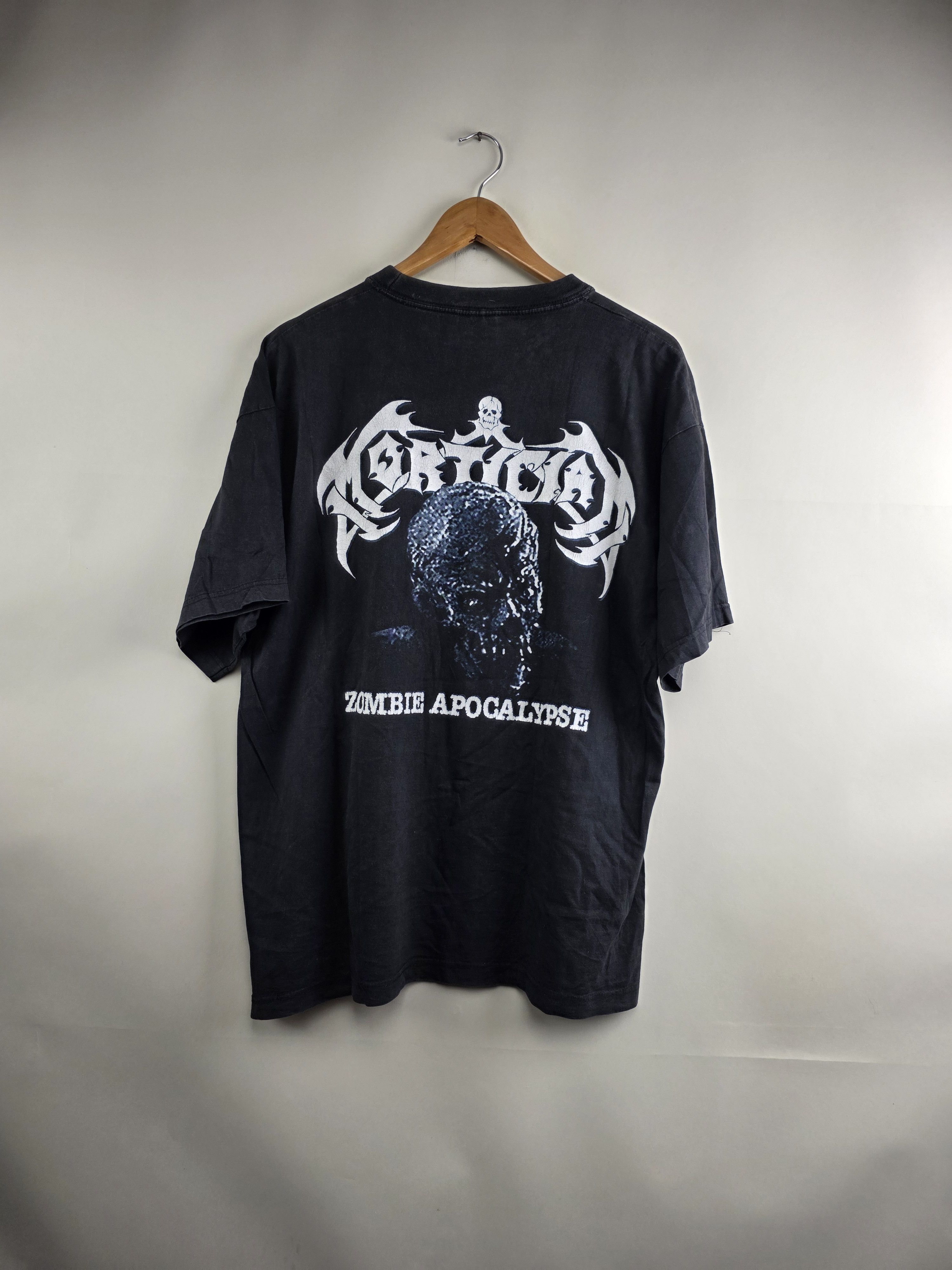 Band Tees 1998 Mortician Zombie Apocalypse 90S Vintage t shirt XL Size US XL / EU 56 / 4 - 6 Thumbnail