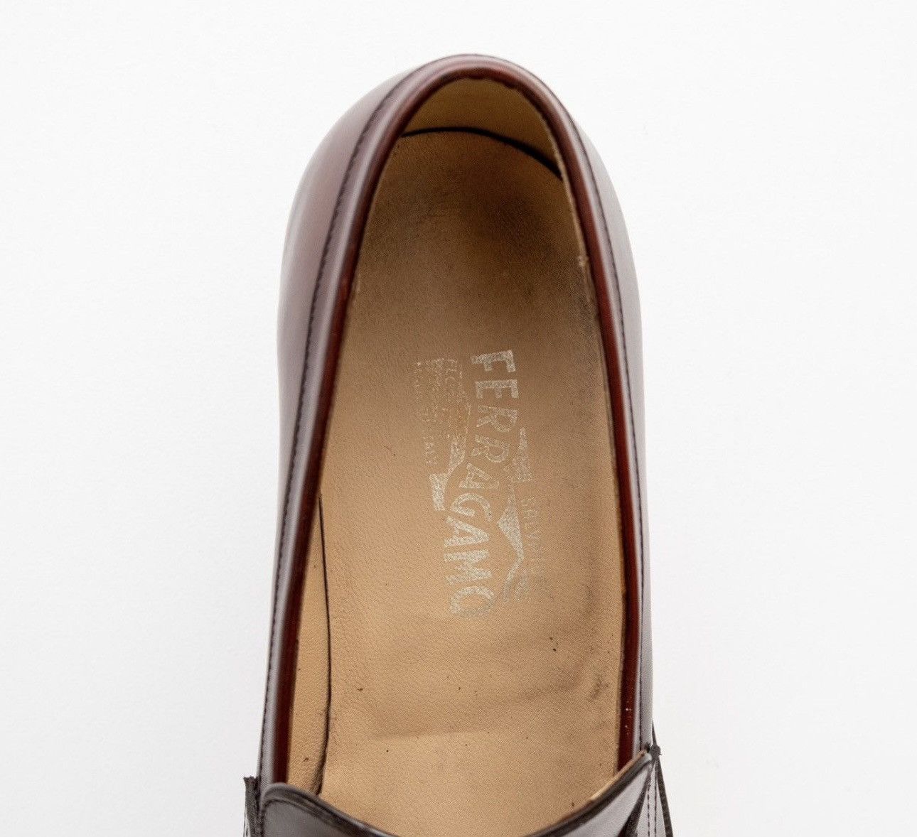 Salvatore Ferragamo Salvatore Ferragamo Penny Loafers Men Size 11D Brown Slip On Size US 11 / EU 44 - 8 Thumbnail