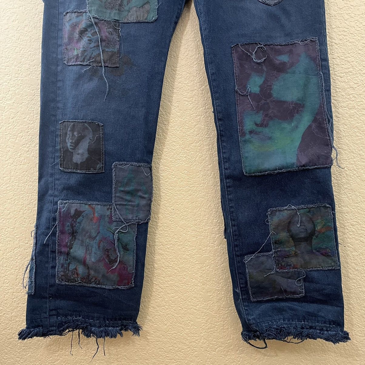 Levi's Levi's Barbie Ferreira Patchwork Jeans Size US 34 / EU 50 - 3 Thumbnail