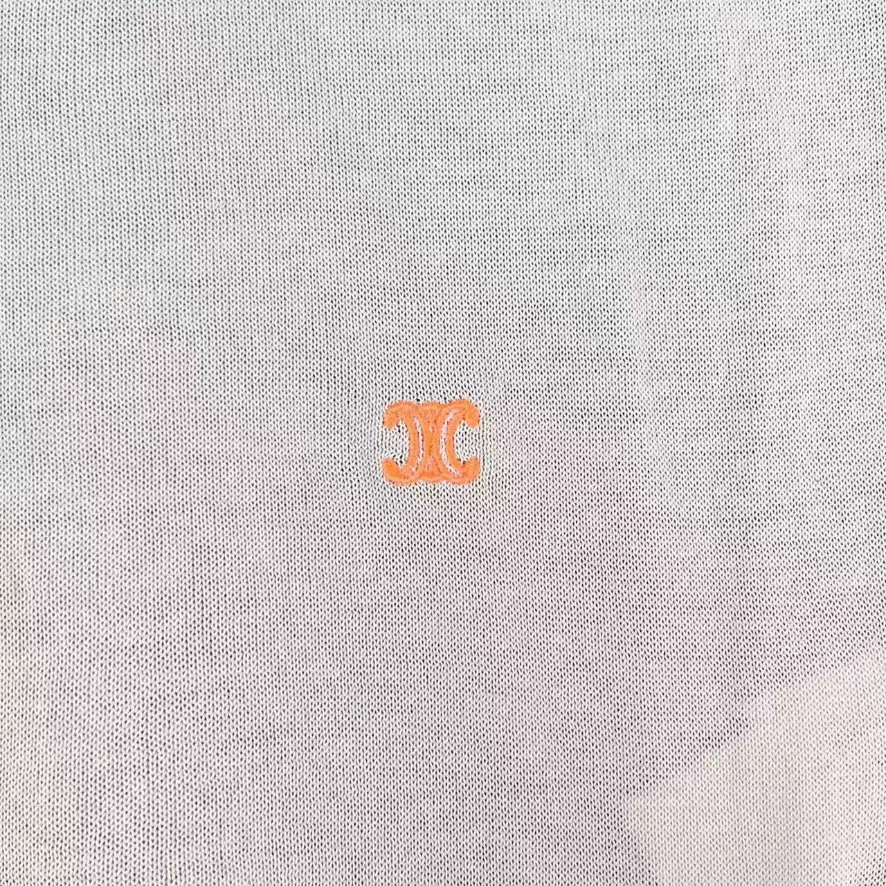 Celine Celine colorblock Triomphe small logo knit S 98 new Size US S / EU 44-46 / 1 - 4 Thumbnail