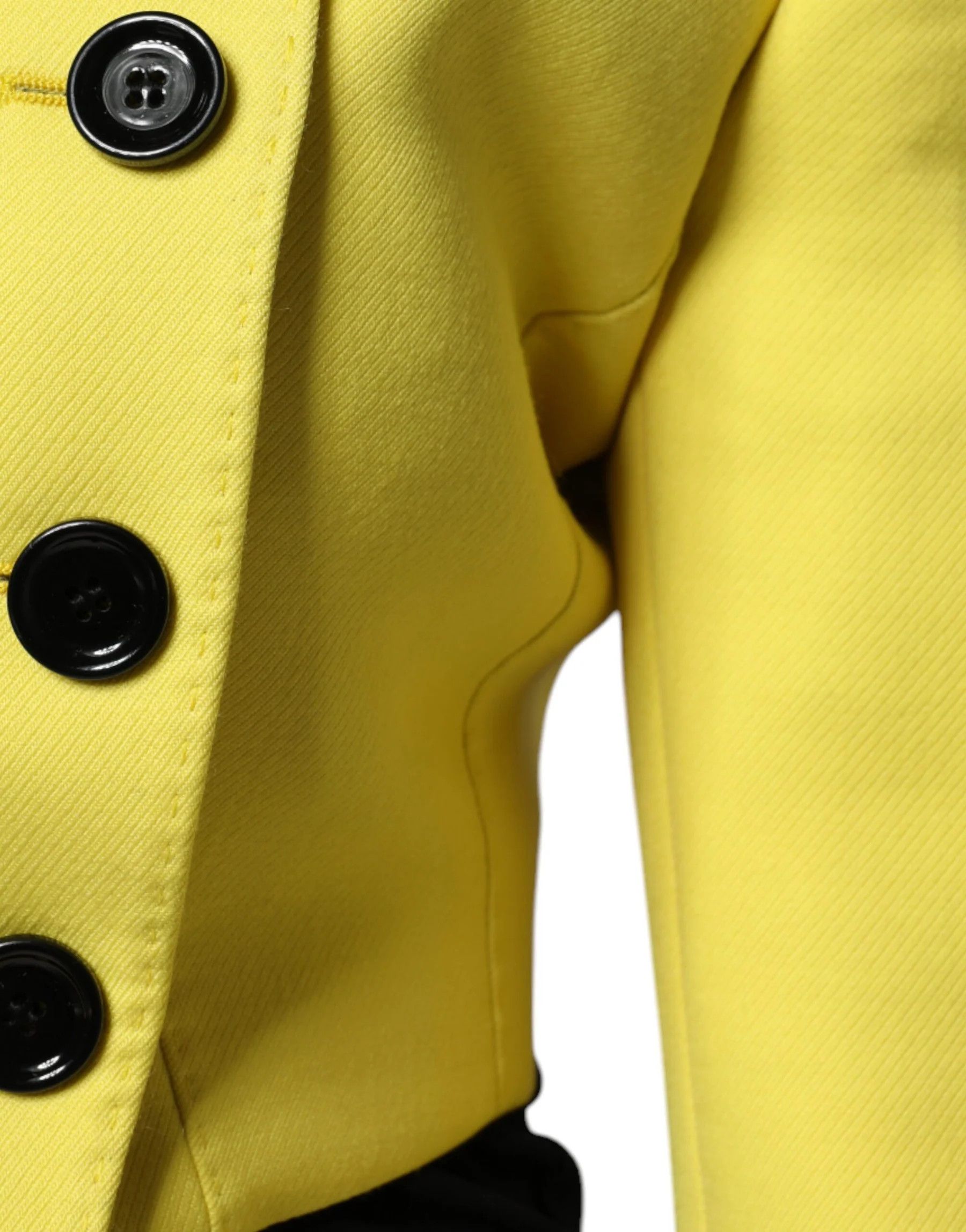 Dolce & Gabbana o1y0825 Blazer in Yellow Size XL / US 12-14 / IT 48-50 - 6 Thumbnail