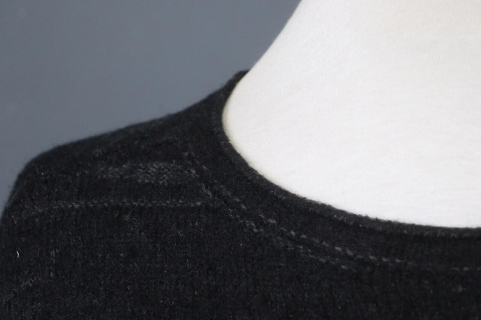 Transit Transit Black Knitted Crew Neck Stretchable Pullover Sweater Size M / US 6-8 / IT 42-44 - 7 Thumbnail