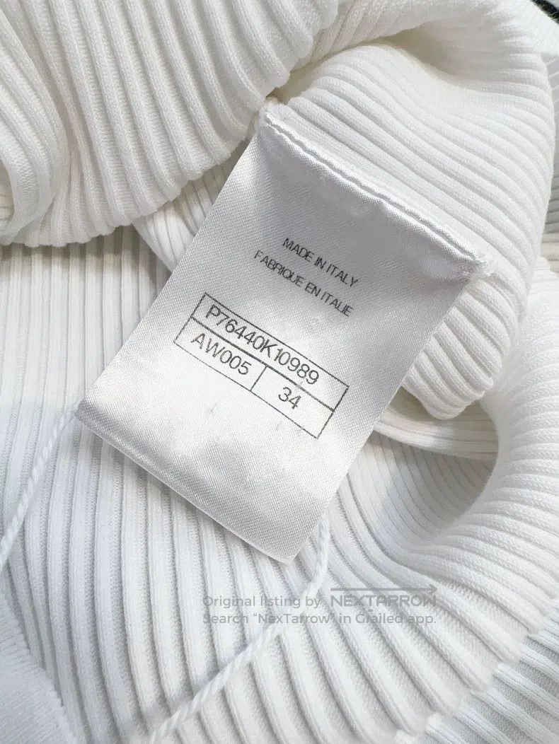 Other Chanel 25C early spring white embossed logo knitted short Size XXS / US 00 / IT 34 - 5 Thumbnail