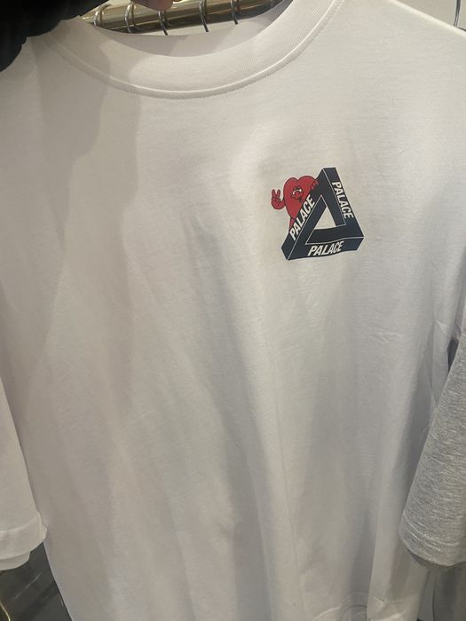 Palace Palace Tri-Hearts T-Shirt L In Hand | Grailed