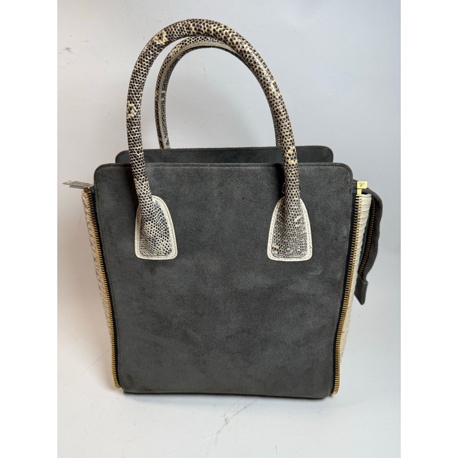 Designer Paige Gamble Ines Ponyhair Bag Python $2400 Size ONE SIZE - 2 Thumbnail