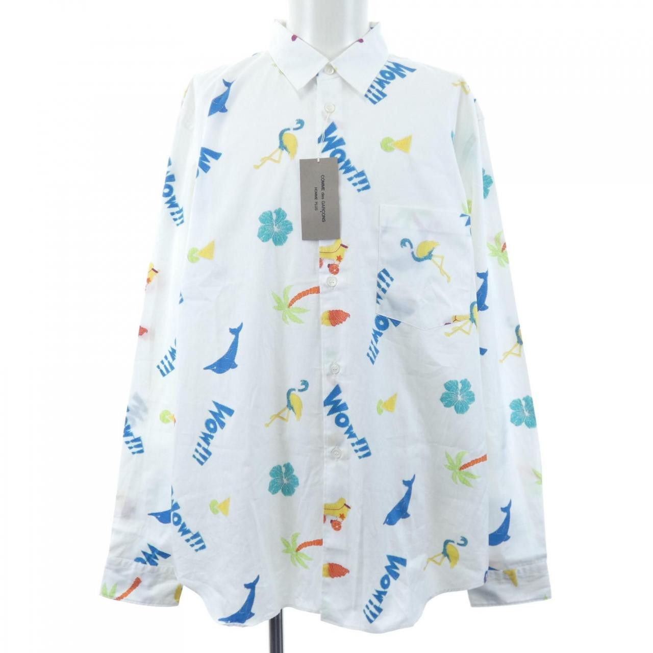 Comme des Garcons Comme des Garçons Comme des Garcons Homme Plus Shirt Textile Dress Shirt PM-B014 DUTY FREE for USA Size ONE SIZE - 1 Thumbnail