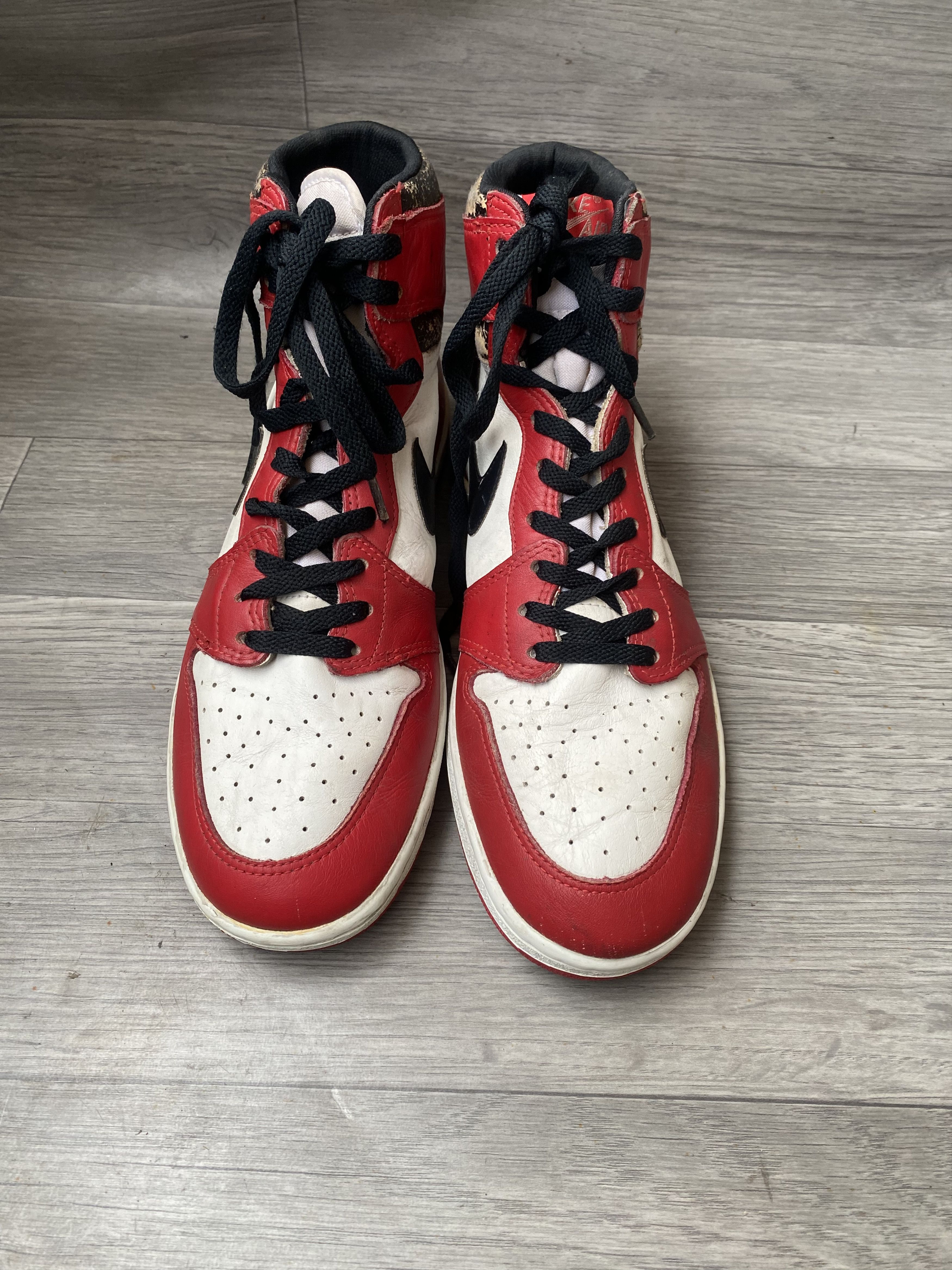 Nike Vintage Nike air jordan 1 OG 1985 Chicago sneakers sz 10.5 Size US 10 / EU 43 - 3 Thumbnail
