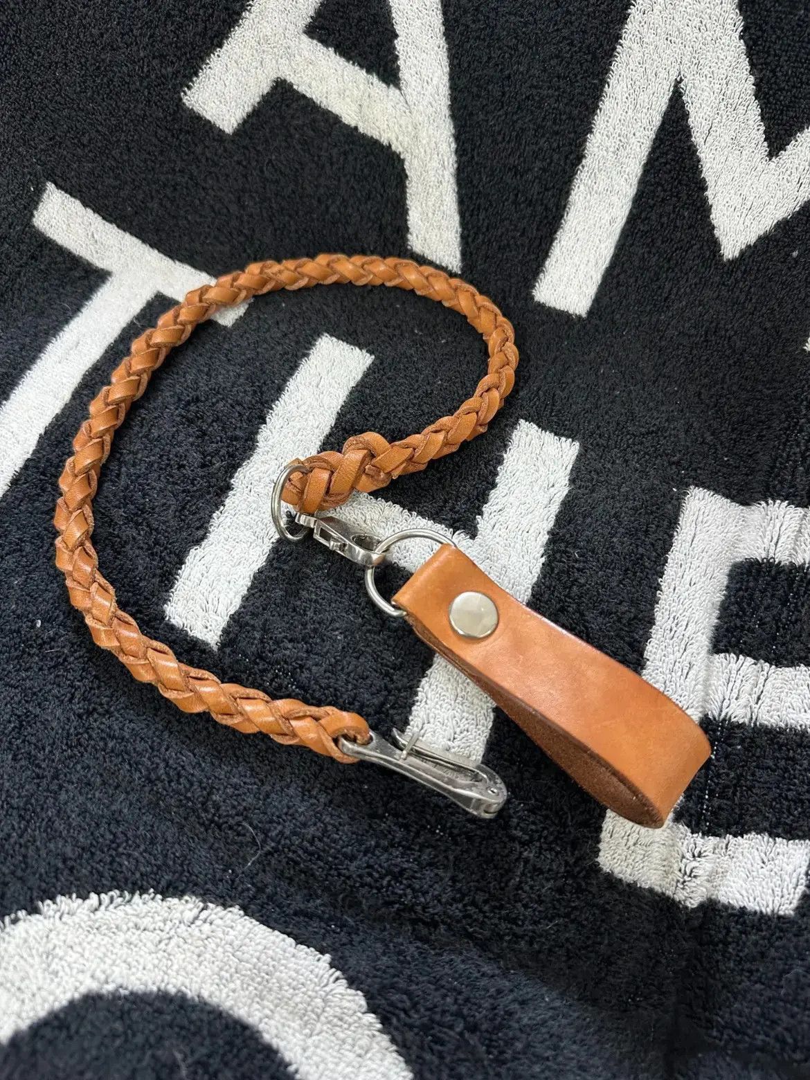 Yohji Yamamoto Yohji Yamamoto Yohji Yamamoto leather woven pocket chain-2 Size ONE SIZE - 2 Thumbnail