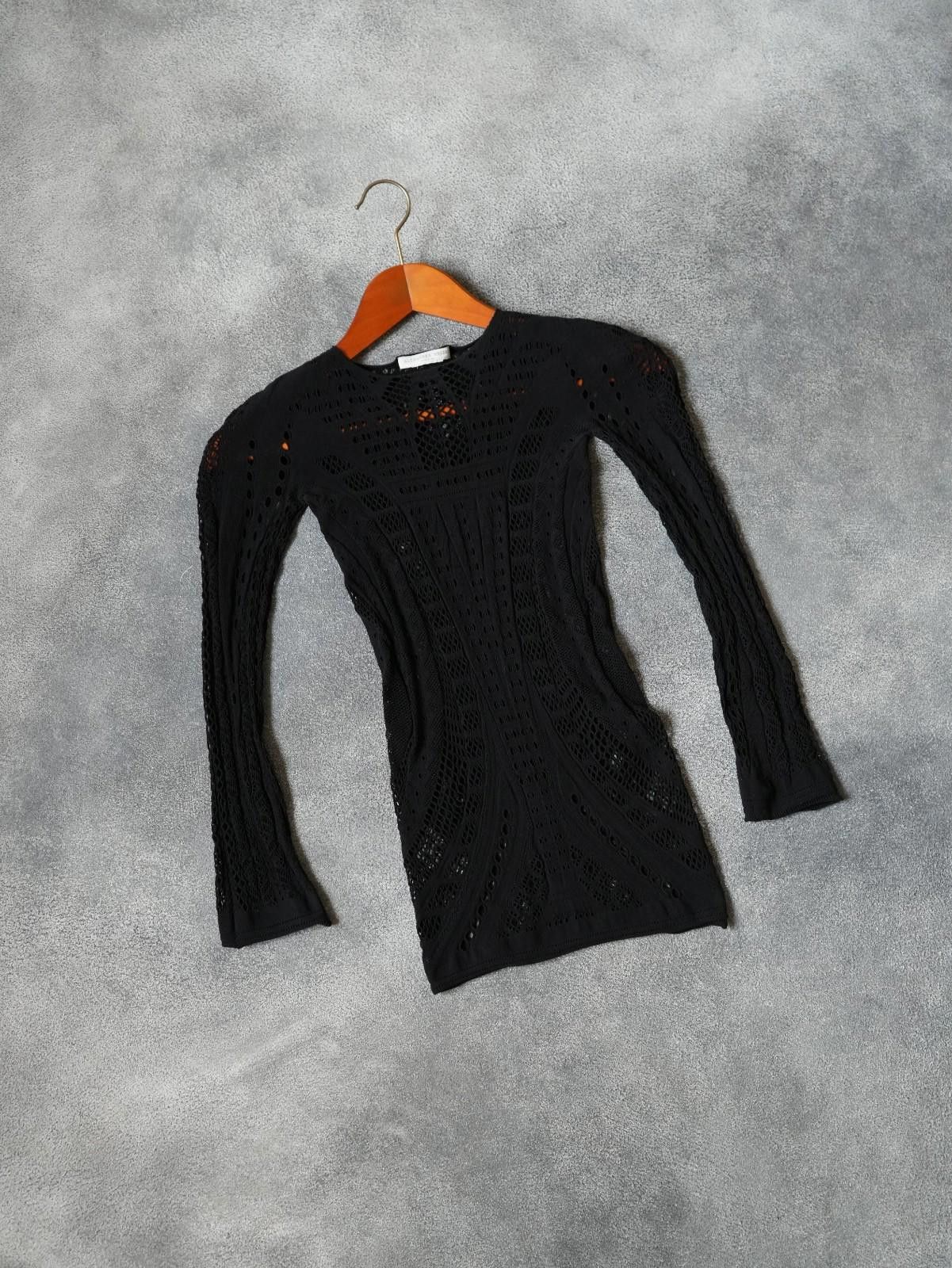 Alexander McQueen S/S 2009 Alexander McQueen Eiffel Tower Openwork Mesh Top Size S / US 4 / IT 40 - 3 Thumbnail