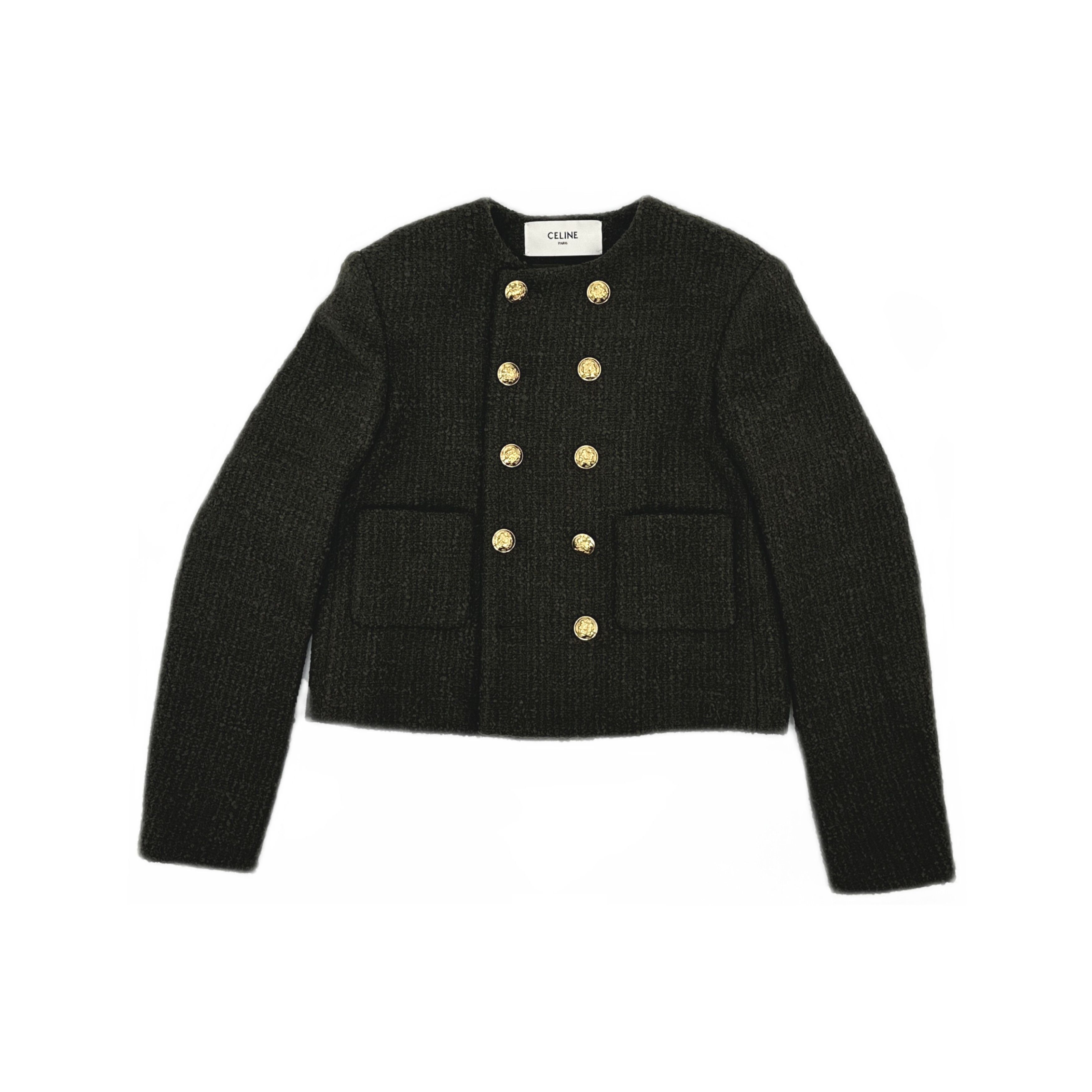 Celine Celine Wool Blend Tweed Blazer Size 36 Size XS / US 0-2 / IT 36-38 - 1 Thumbnail