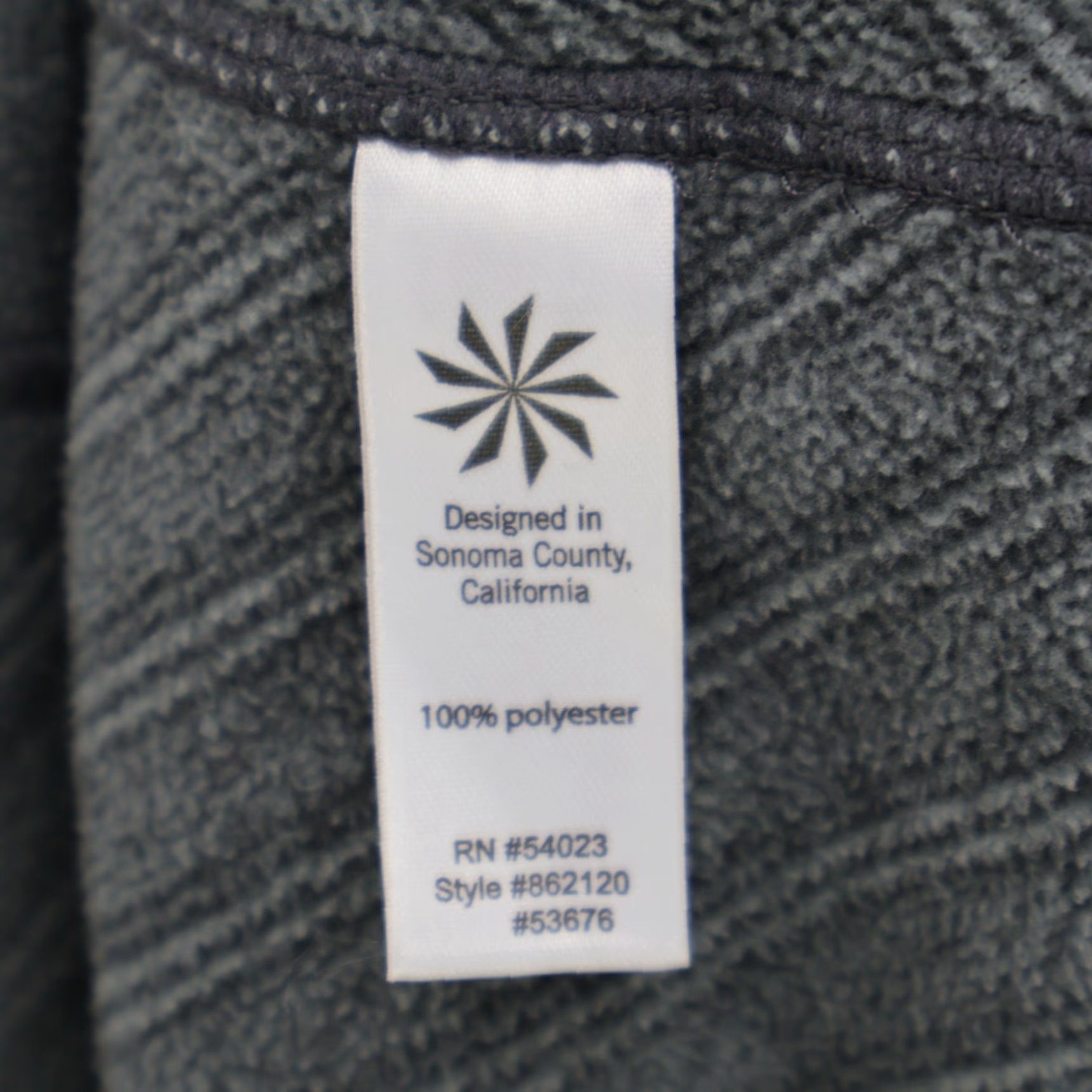 Athleta Athleta Stripe Strength 1/4 Zip Jacket Women's Large Gray Fleece Running Workout Size L / US 10 / IT 46 - 6 Thumbnail