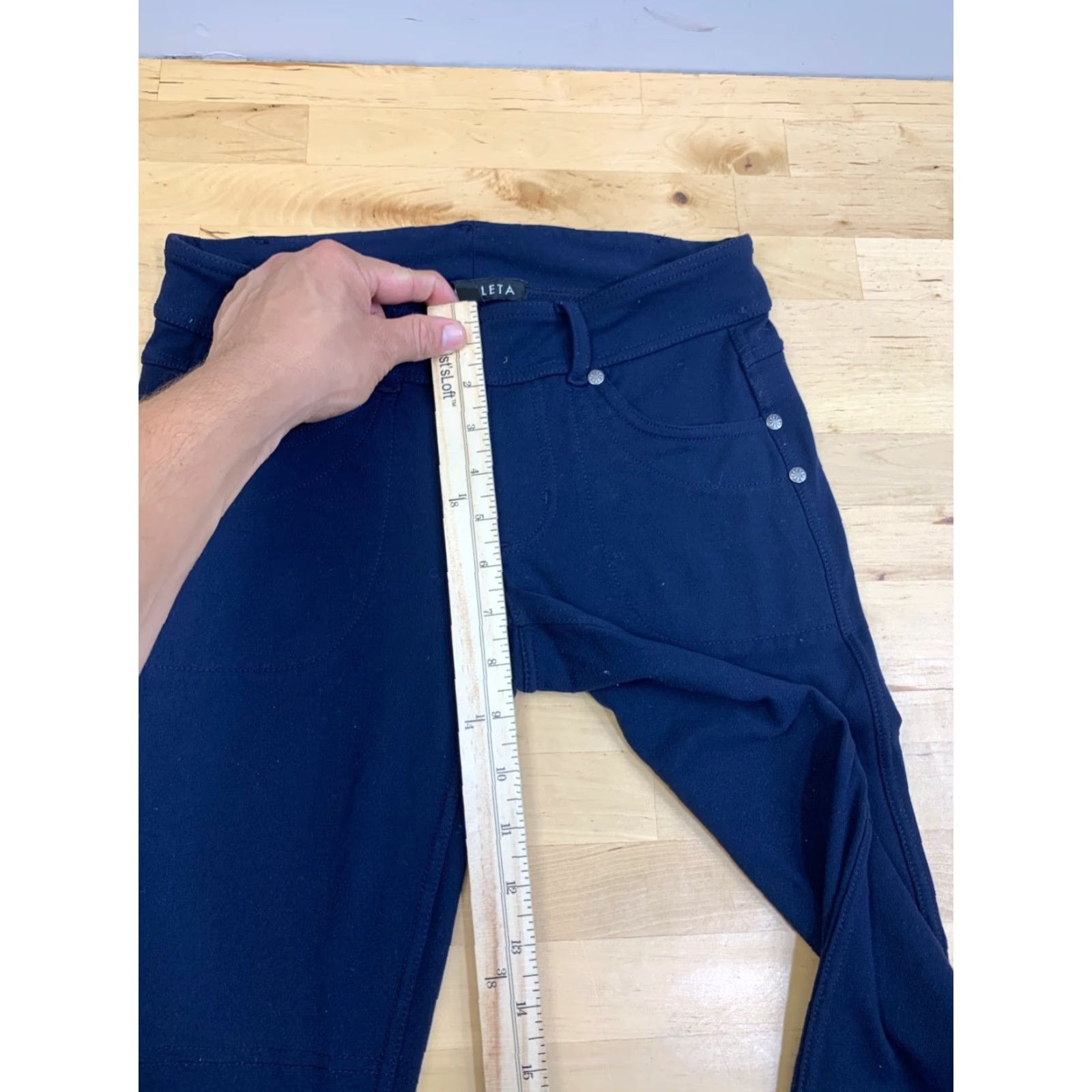 Athleta Athleta Leggings Womens XS Blue Activewear Casual Travel Pockets Skinny Ankle Athleisure Size 26" / US 2 / IT 38 - 5 Thumbnail