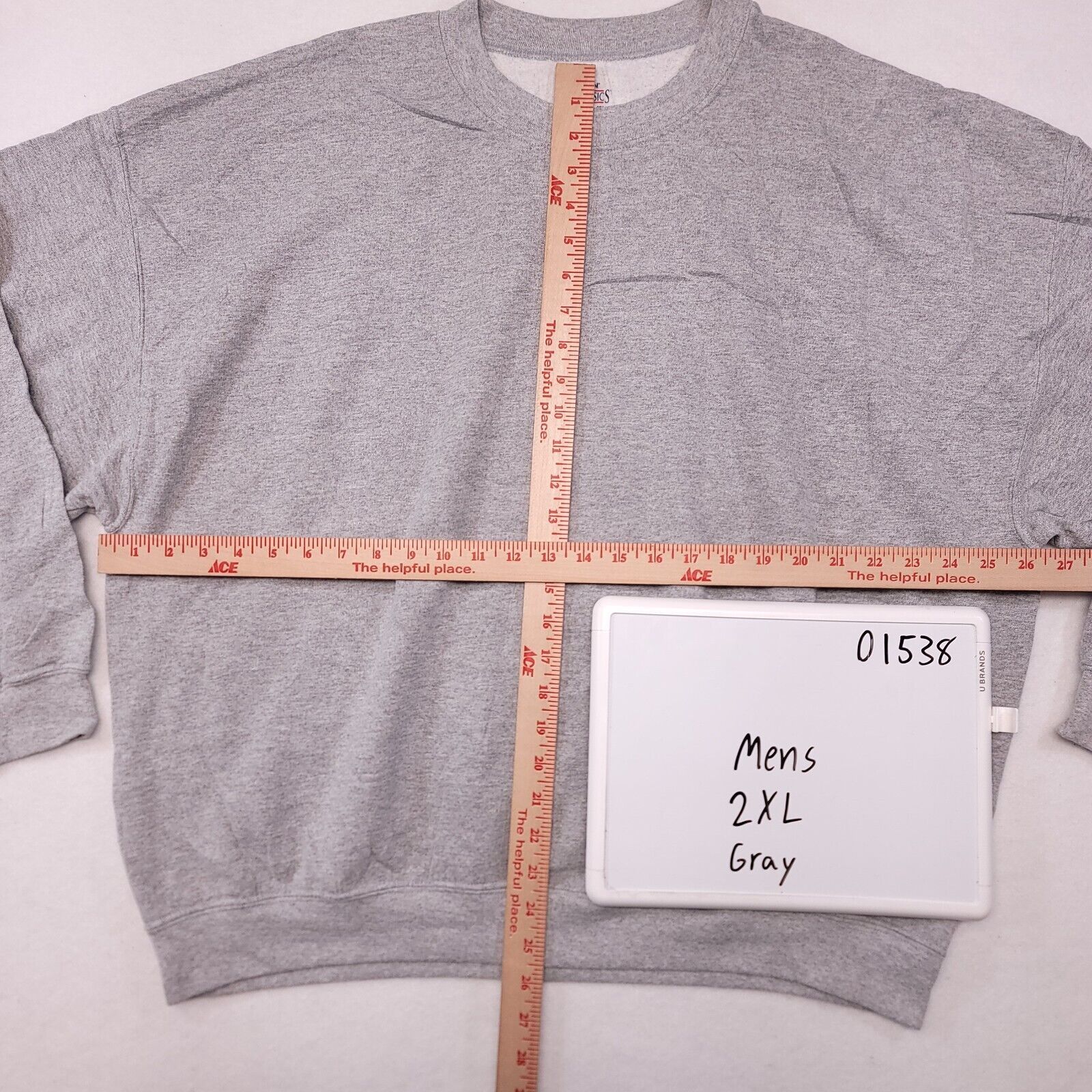Gildan Gildan Long Sleeve Pullover Sweatshirt Mens Size 2XL Gray Size US XXL / EU 58 / 5 - 7 Thumbnail