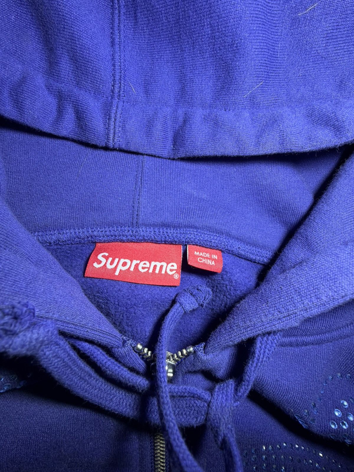 Supreme Supreme Rhinestone Zip Up Hoodie Size US S / EU 44-46 / 1 - 3 Thumbnail