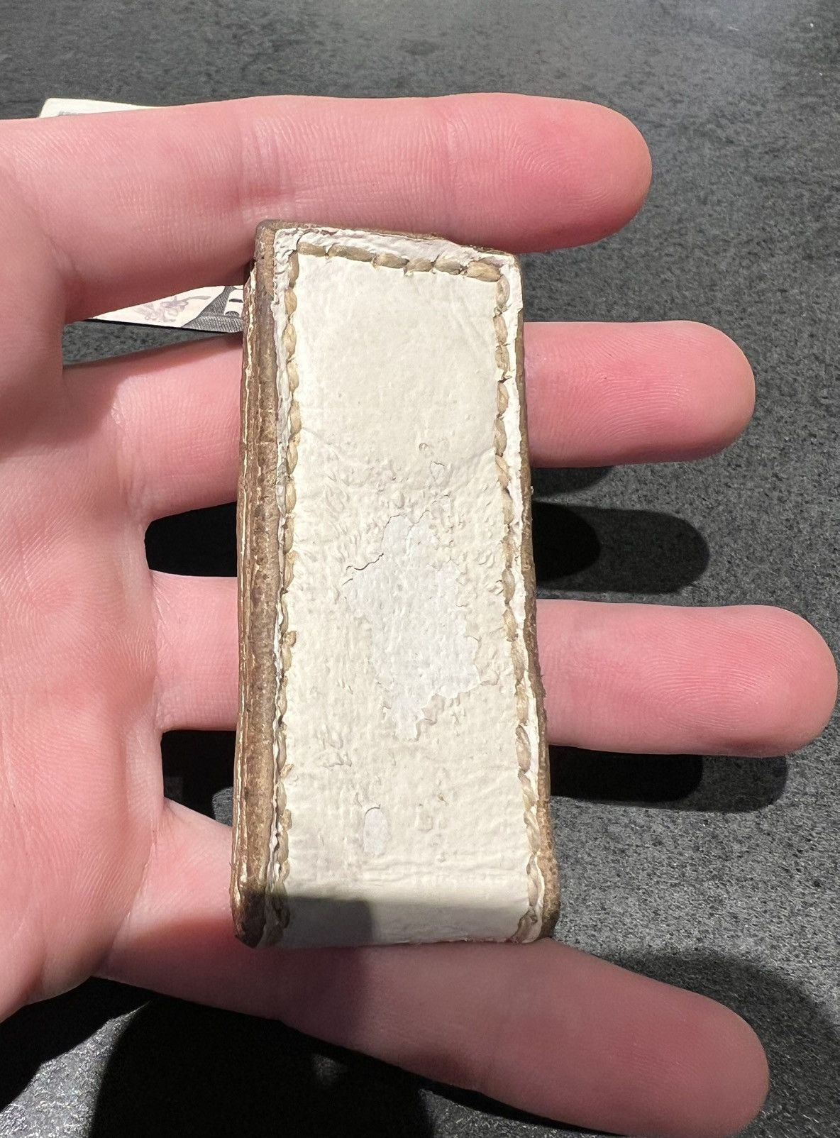 Other Avant-garde handcrafted leather money clip.🔖 Size ONE SIZE - 10 Thumbnail