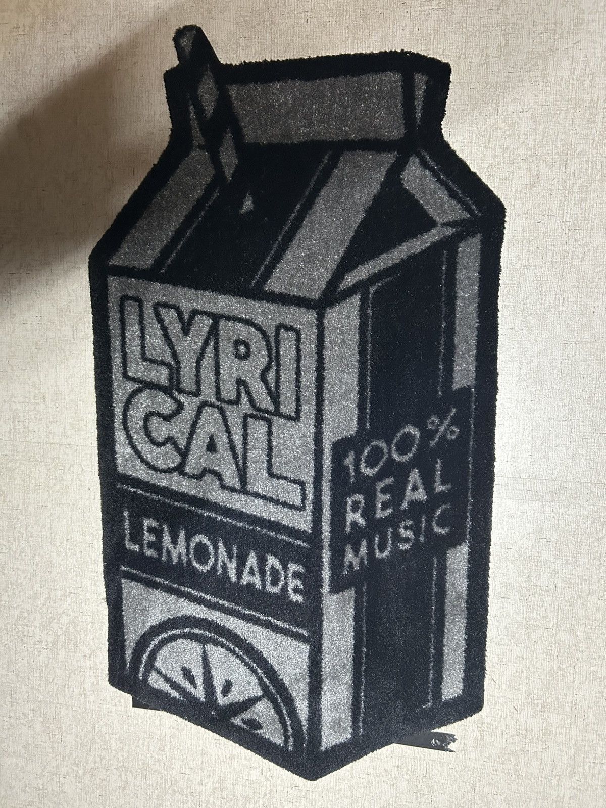 Lyrical Lemonade Lyrical Lemonade Black Rug Size ONE SIZE - 1 Preview