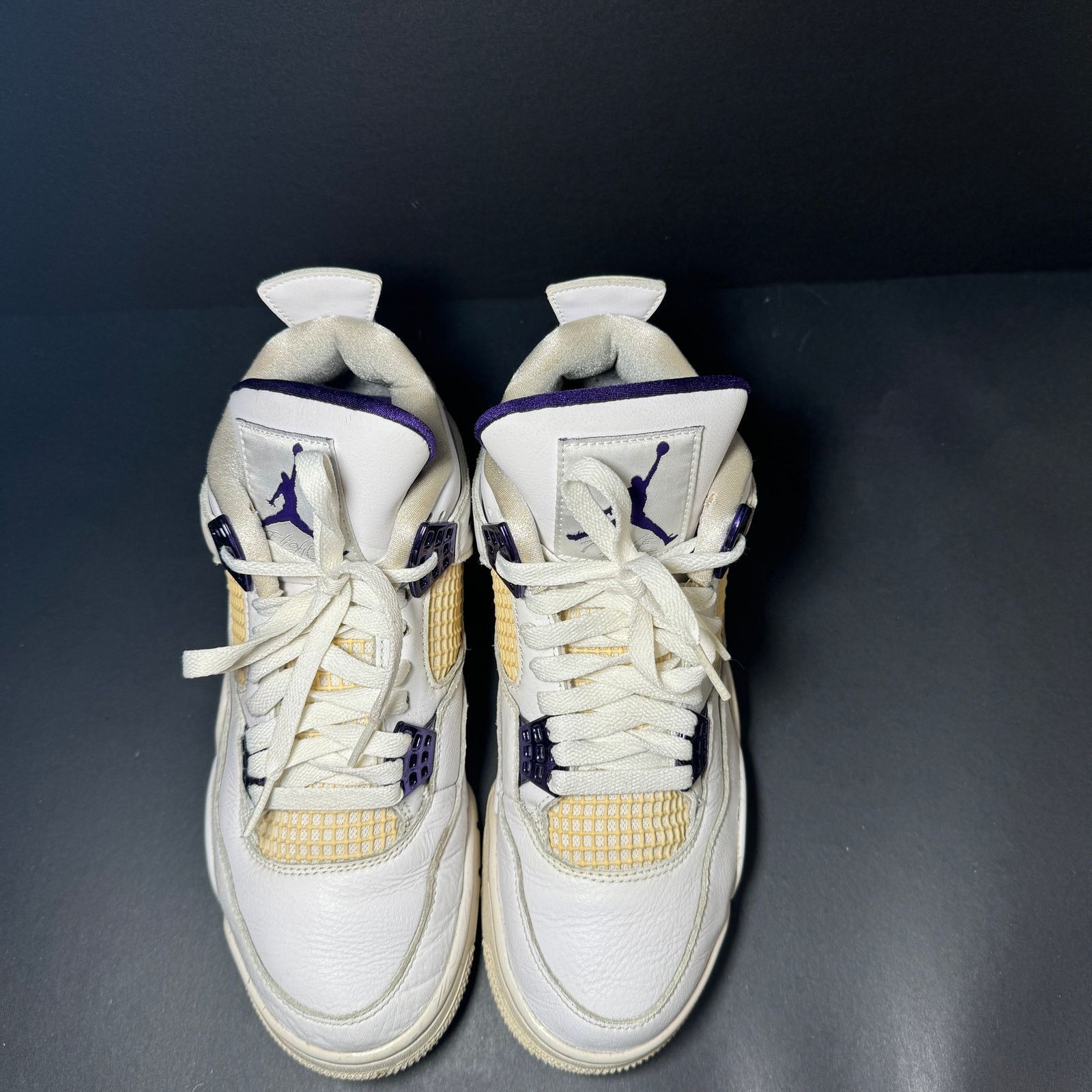 Jordan Brand × Nike Size 8 - Nike Air Jordan 4 Retro Purple Metallic Men's Shoes Size US 8 / EU 41 - 4 Thumbnail