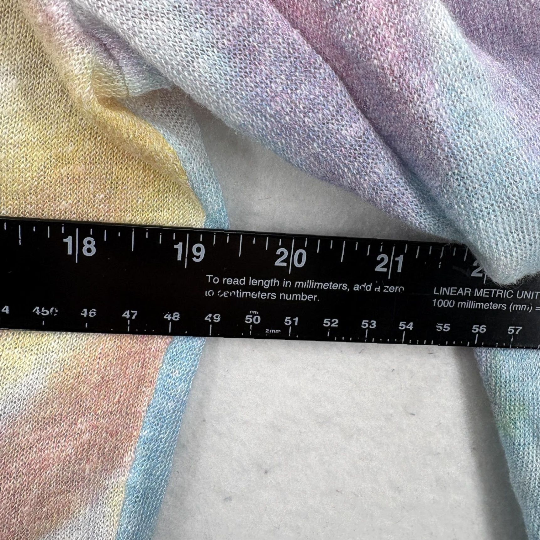 Talbots Talbots Sweater Womens Medium Multicolor Rainbow Tie Dye Linen Blend Scoop Neck Size M / US 6-8 / IT 42-44 - 7 Thumbnail