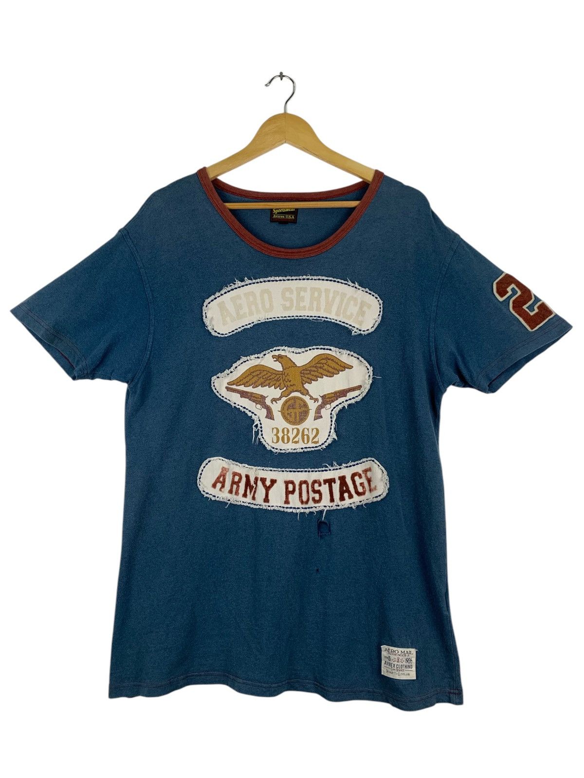 Avirex Vintage Avirex USA T-Shirt Size US XL / EU 56 / 4 - 1 Thumbnail