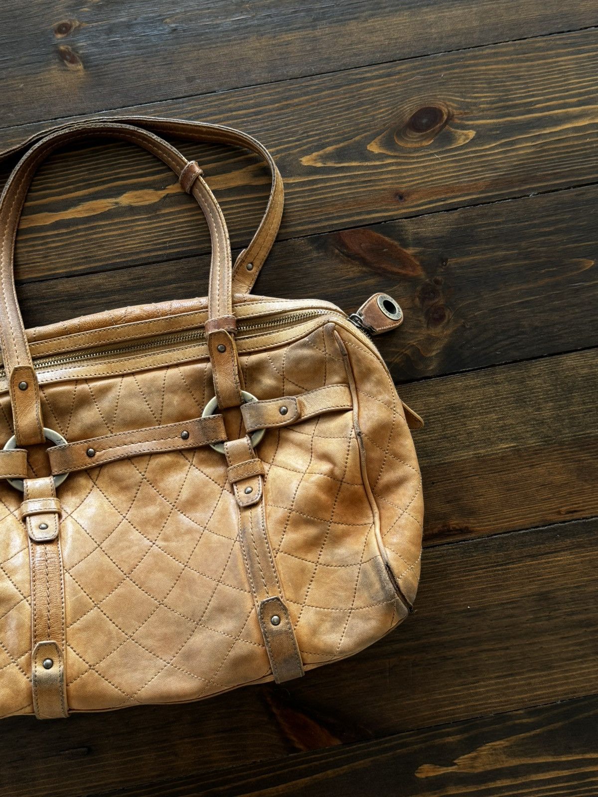 Bally Bally Heavy Leather 90s Luxury Handle Bag Size ONE SIZE - 5 Thumbnail