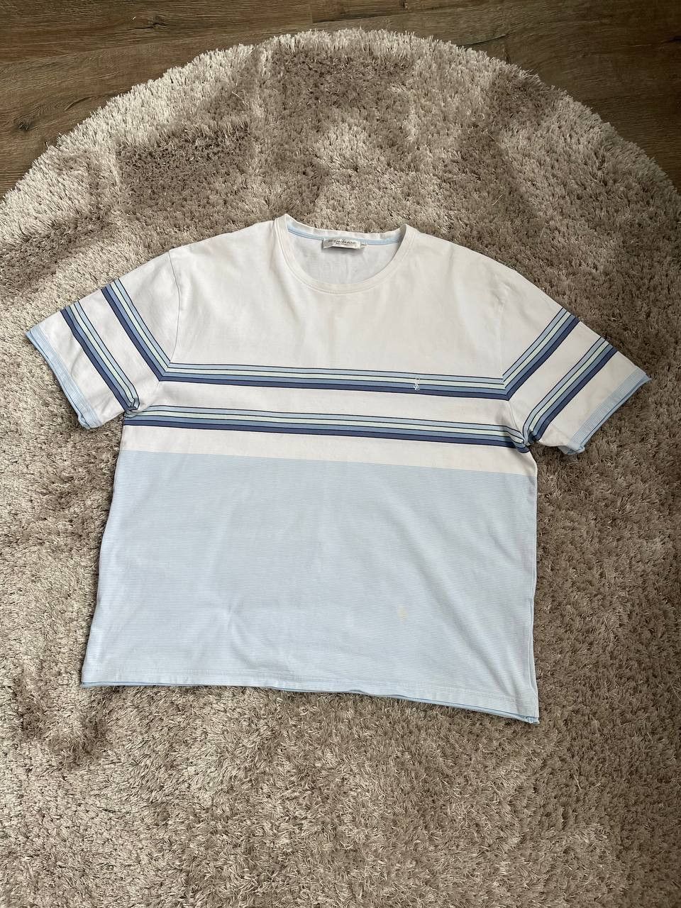 Vintage × Yves Saint Laurent Yves Saint Laurent YSL Tee striped Size US L / EU 52-54 / 3 - 2 Thumbnail