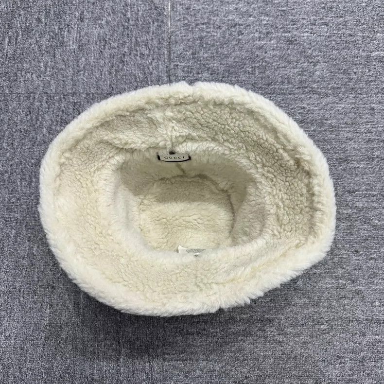 Gucci Gucci Size M Teddy cashmere fisherman's hat 2505-Nextarrow Size ONE SIZE - 6 Thumbnail